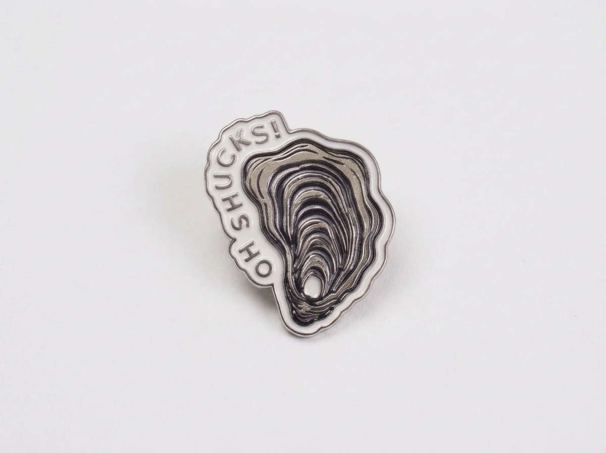 Oh Shucks Oyster Enamel Pin