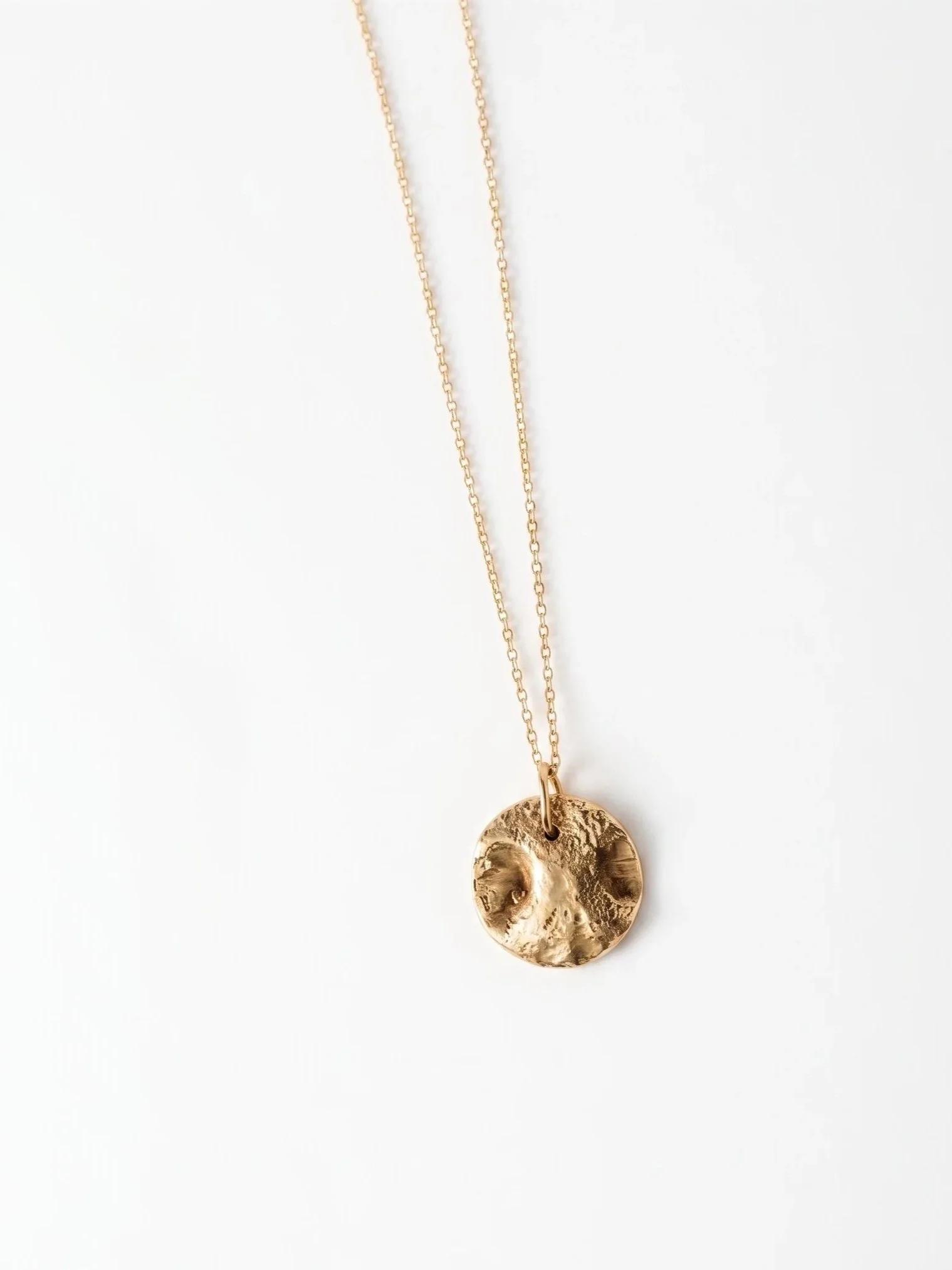 14k Gold Nose Print Pendant