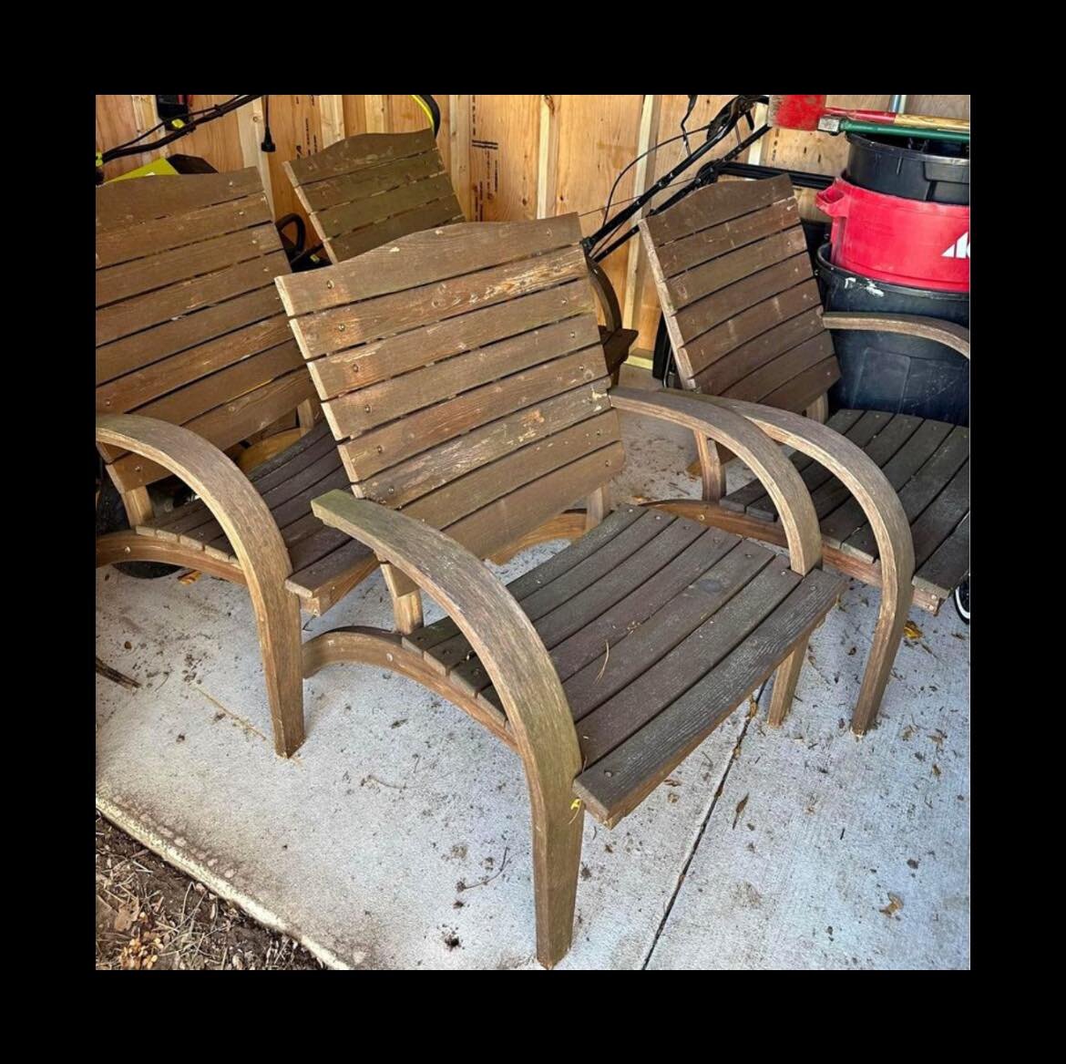 Help me decide&hellip; should I buy and flip these solid wood Adirondack chairs?!

Yes or no?
