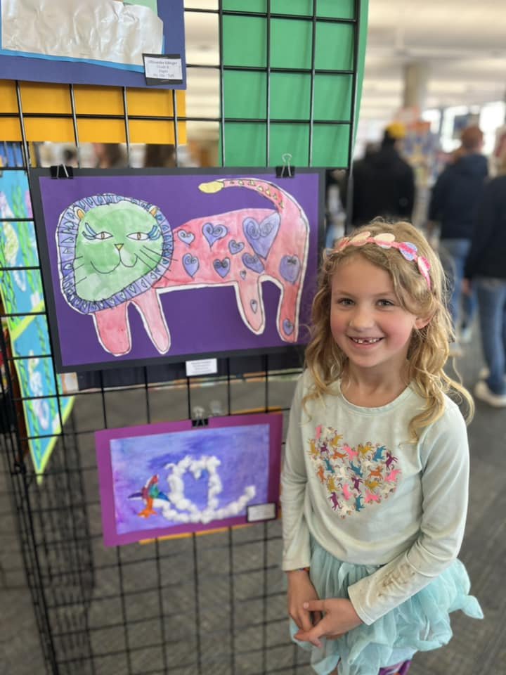 I&rsquo;m so proud I almost cried on the spot in public! 😆❤️❤️❤️❤️

Our girls art is in the Neenah school district art show. Way to go Marley!!!!