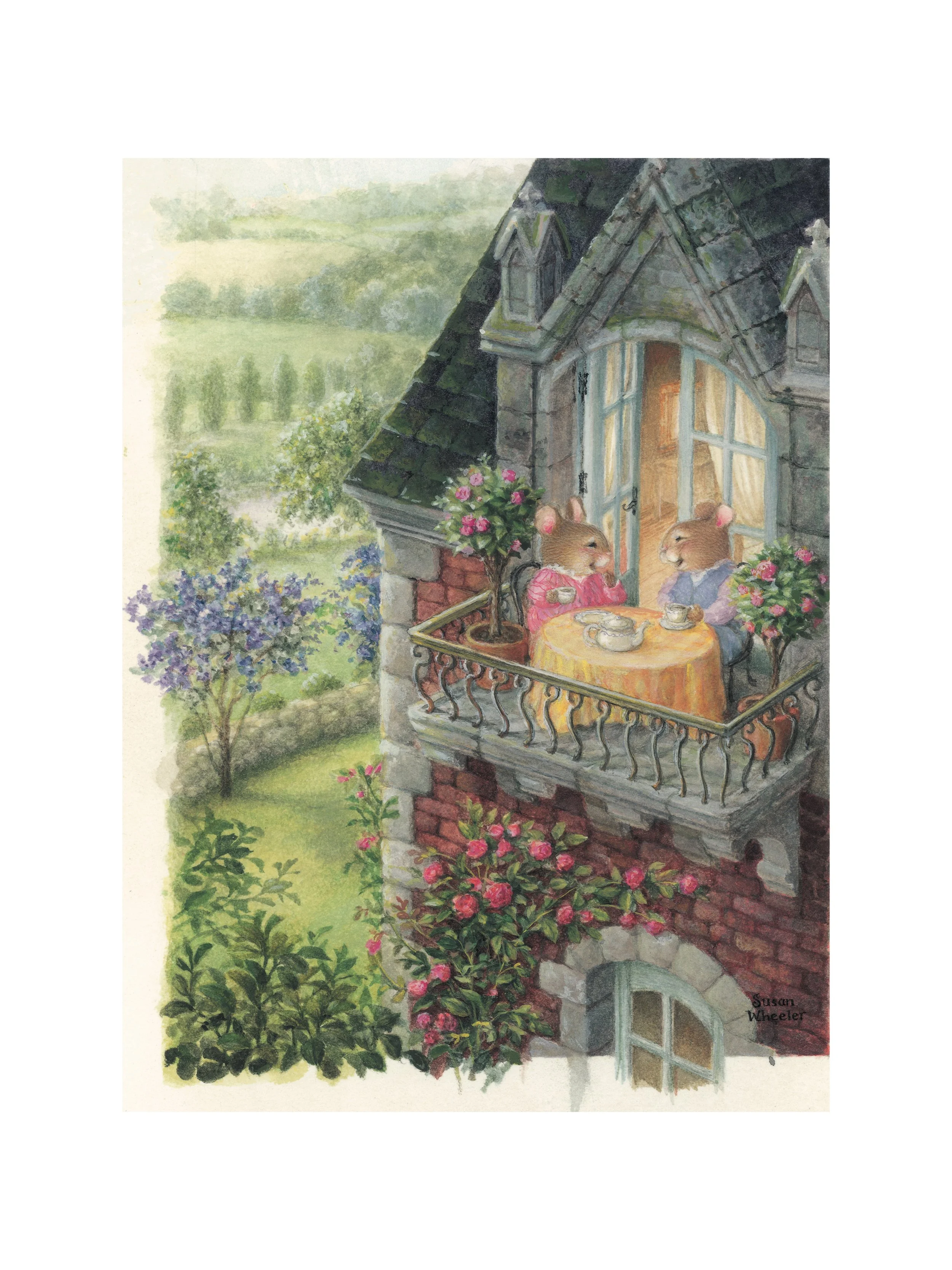 Tea On The Balcony