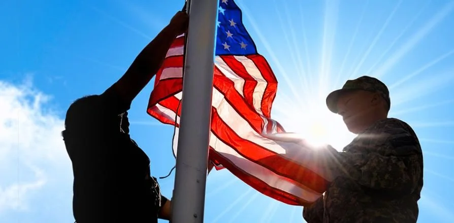Army Flag Raising Ceremony