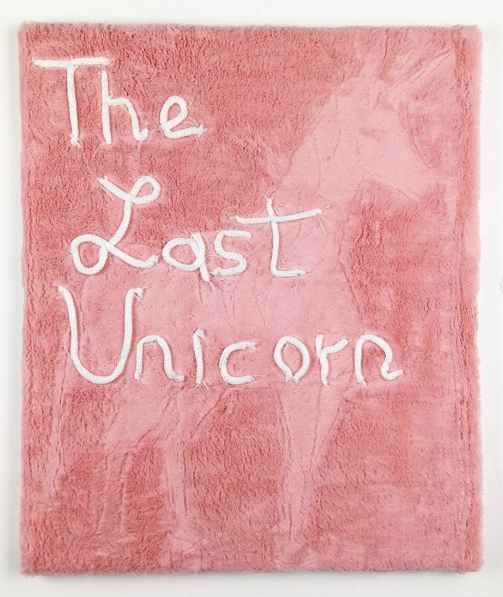 And I tried to write a symphony. But I lost the
melody. Alas I only finished half. And finish I
suppose I never may
2020 
wool/yarn/plush/stretcher
60x50cm