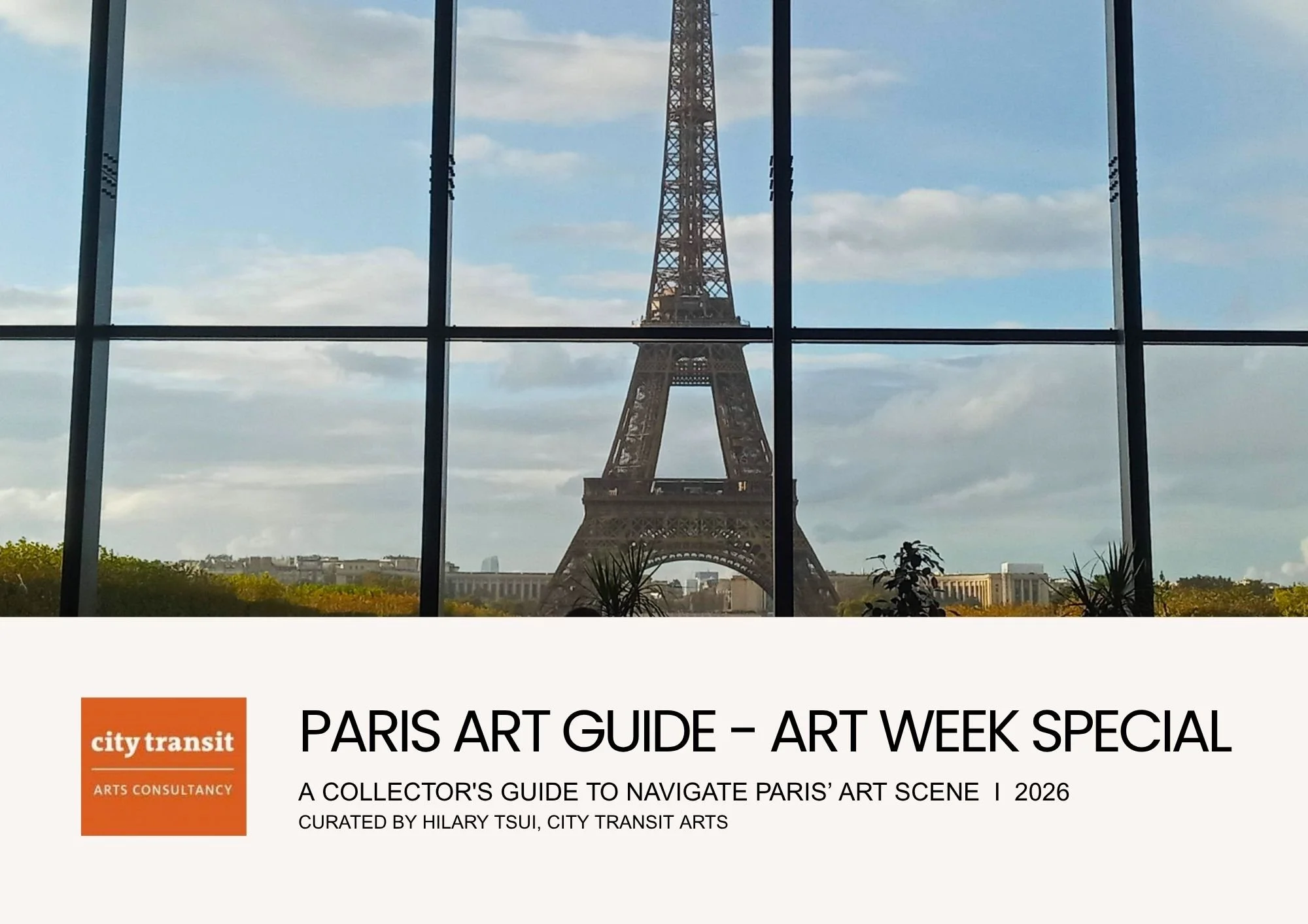 PARIS ART GUIDE - ART WEEK SPECIAL