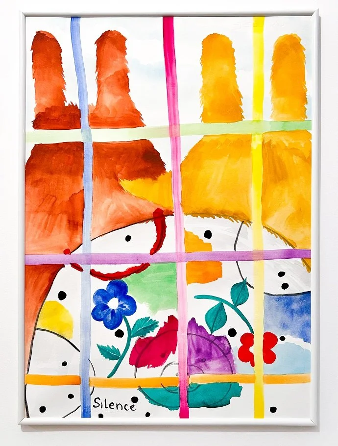 Silence
2026 
Watercolor/handmade paper
70x50cm