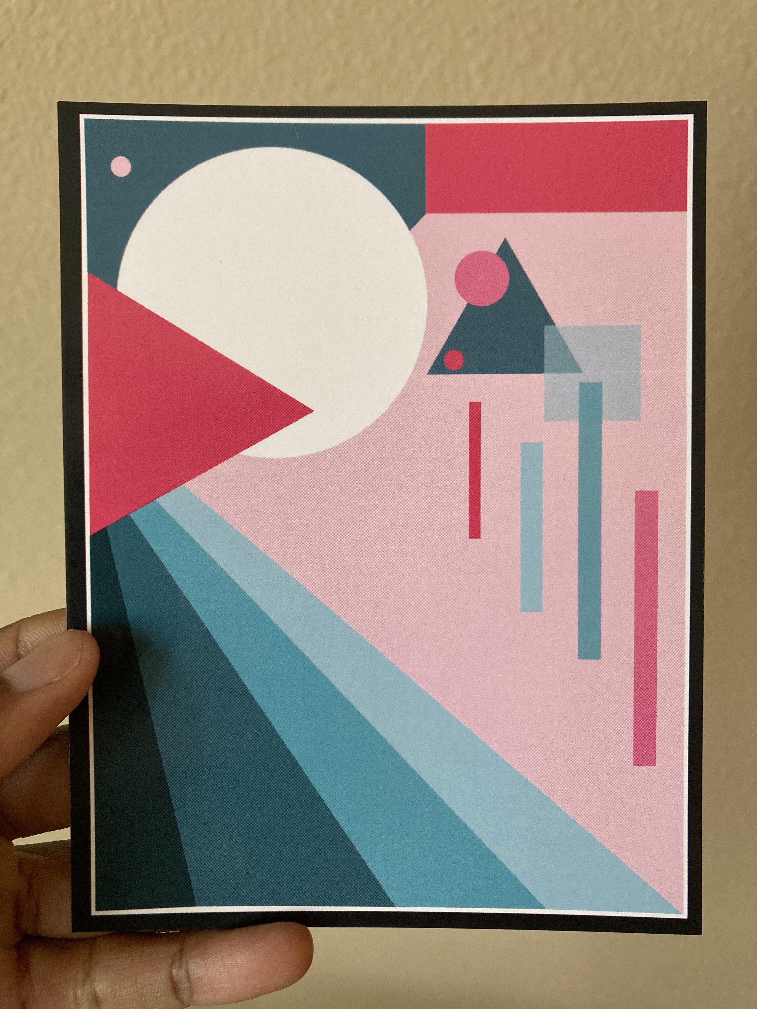 Abstract Postcard