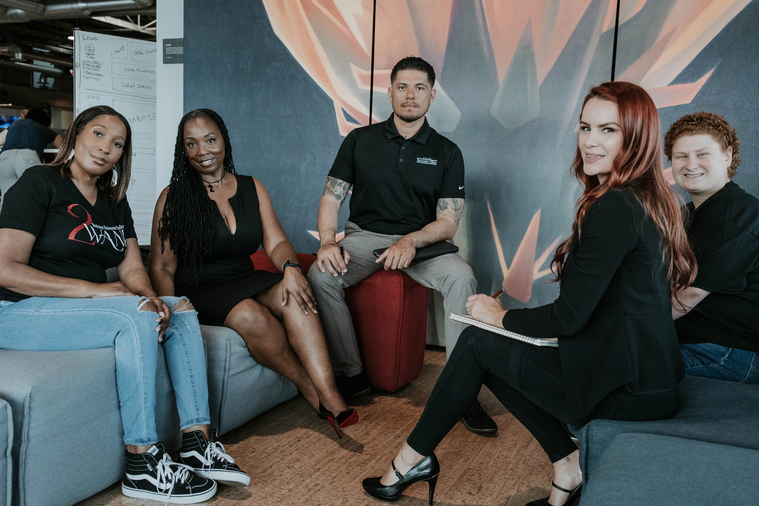 Towanda Carrigan with partners and community members, representing collaboration, gratitude, and collective impact through the 2Wanda Community Foundation