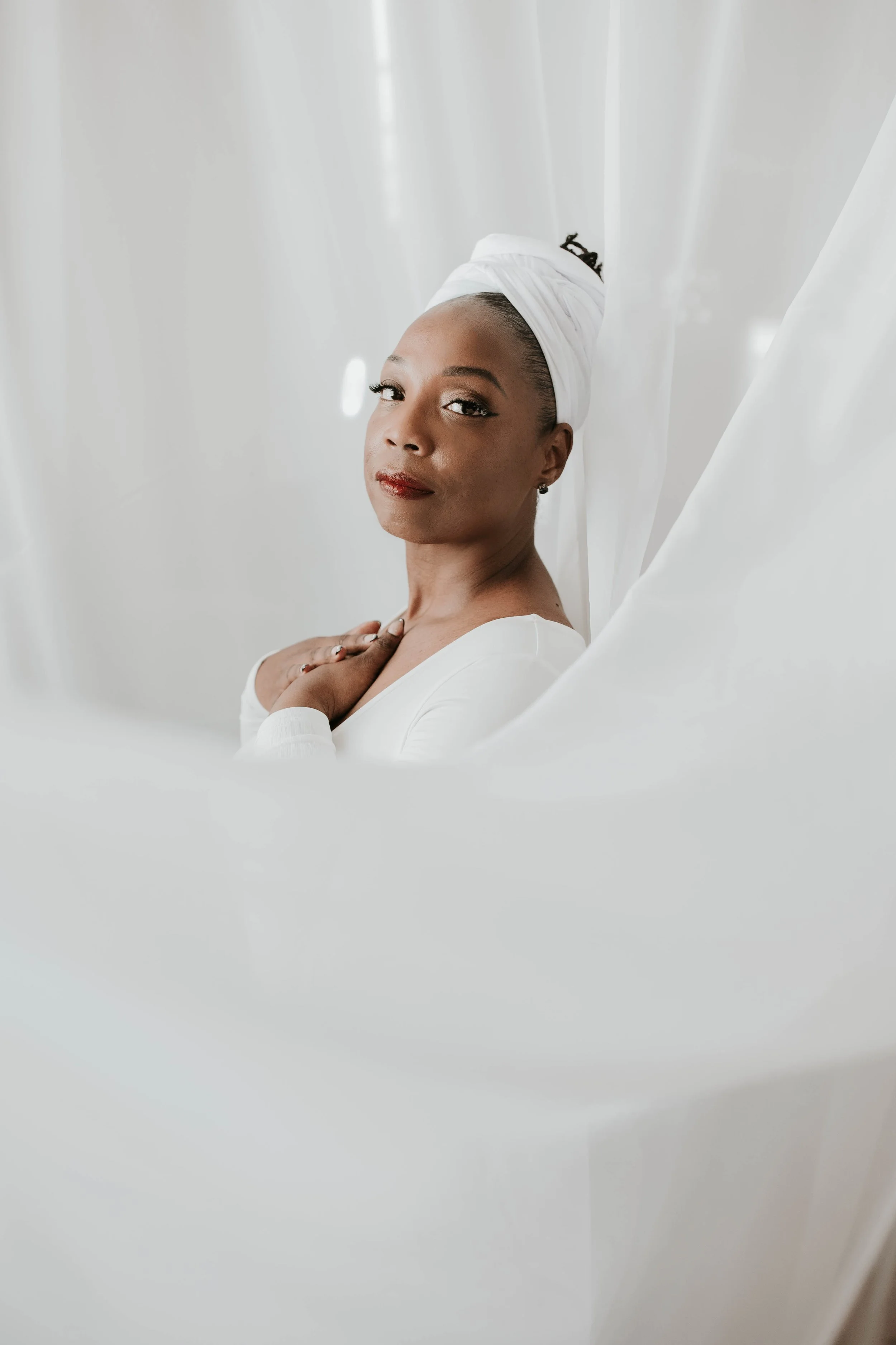 Towanda Carrigan in a poised portrait representing clarity, self-alignment, and purpose-driven leadership through the 2Wanda Community Foundation