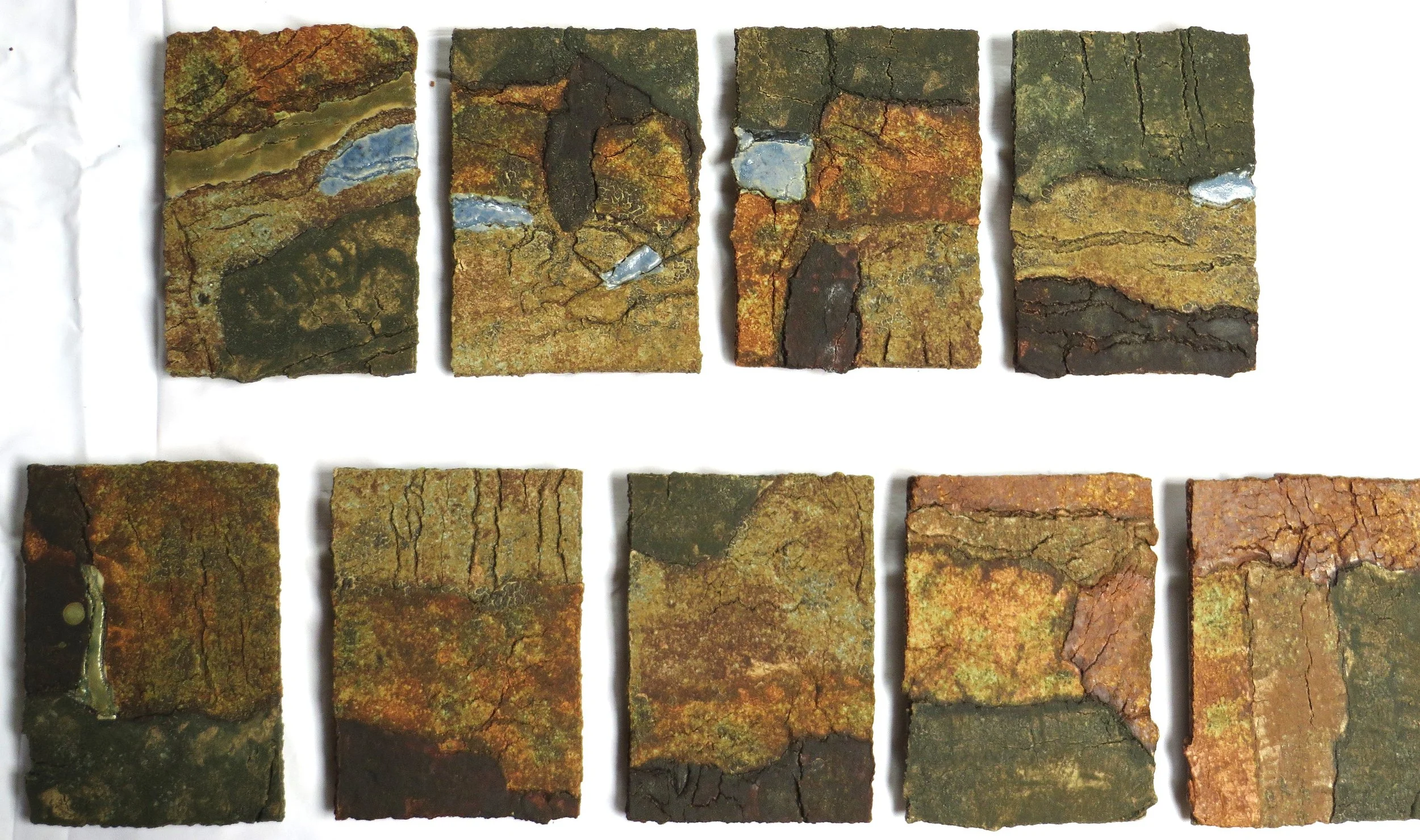 wandtegels met asglazuur