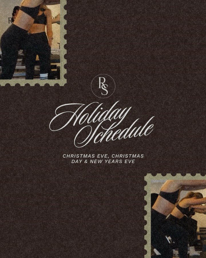 We heard the best way to spread Christmas cheer... is with a Signature.
&nbsp;
Our holiday schedule is live. Reserve your spot in app! New Years Day classes will run as usual.

Please note our holiday client services hours as well!
