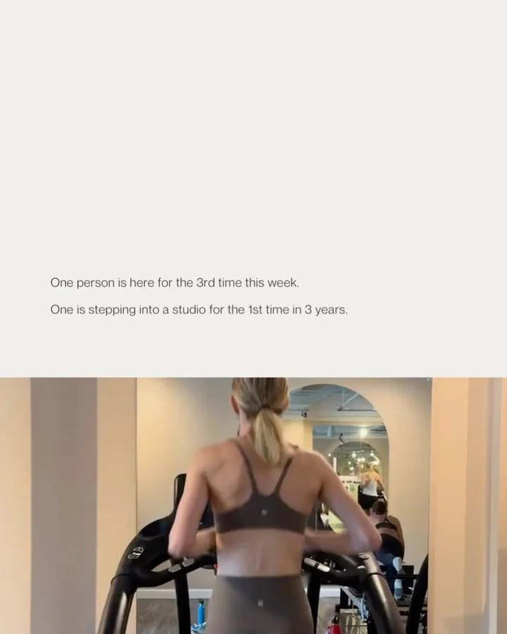 Different seasons. Different milestones. Different reasons for walking through the door.

But for 50 minutes, we meet in the same place.