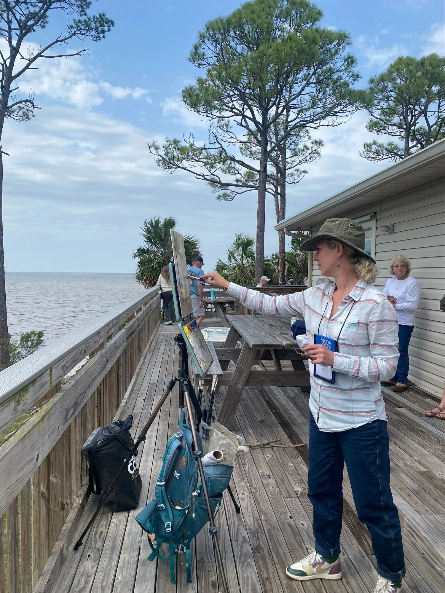 Vicki at Buffer Preserve painting.jpg