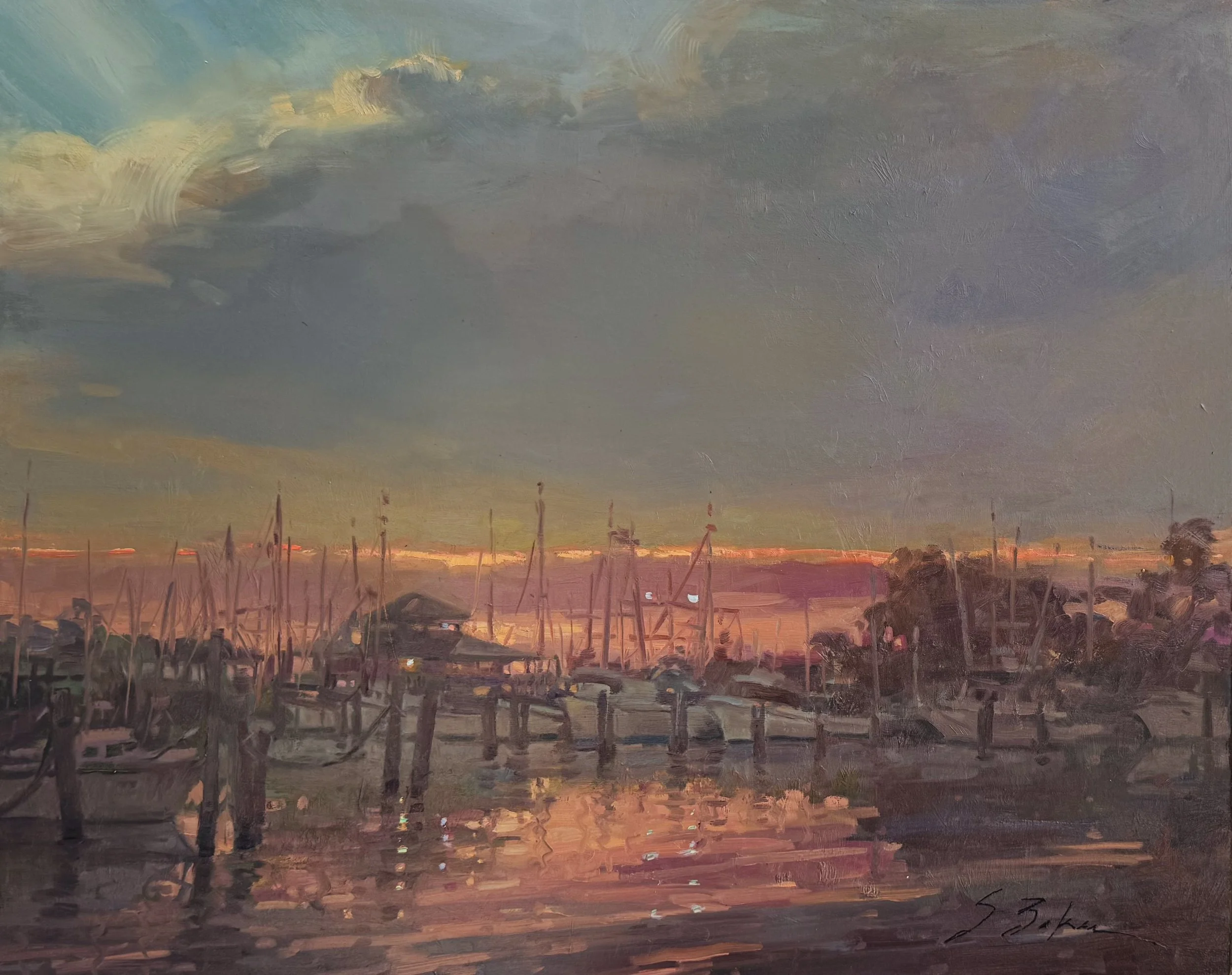 First Light -- Suzie Baker -- 16x20 -- oil