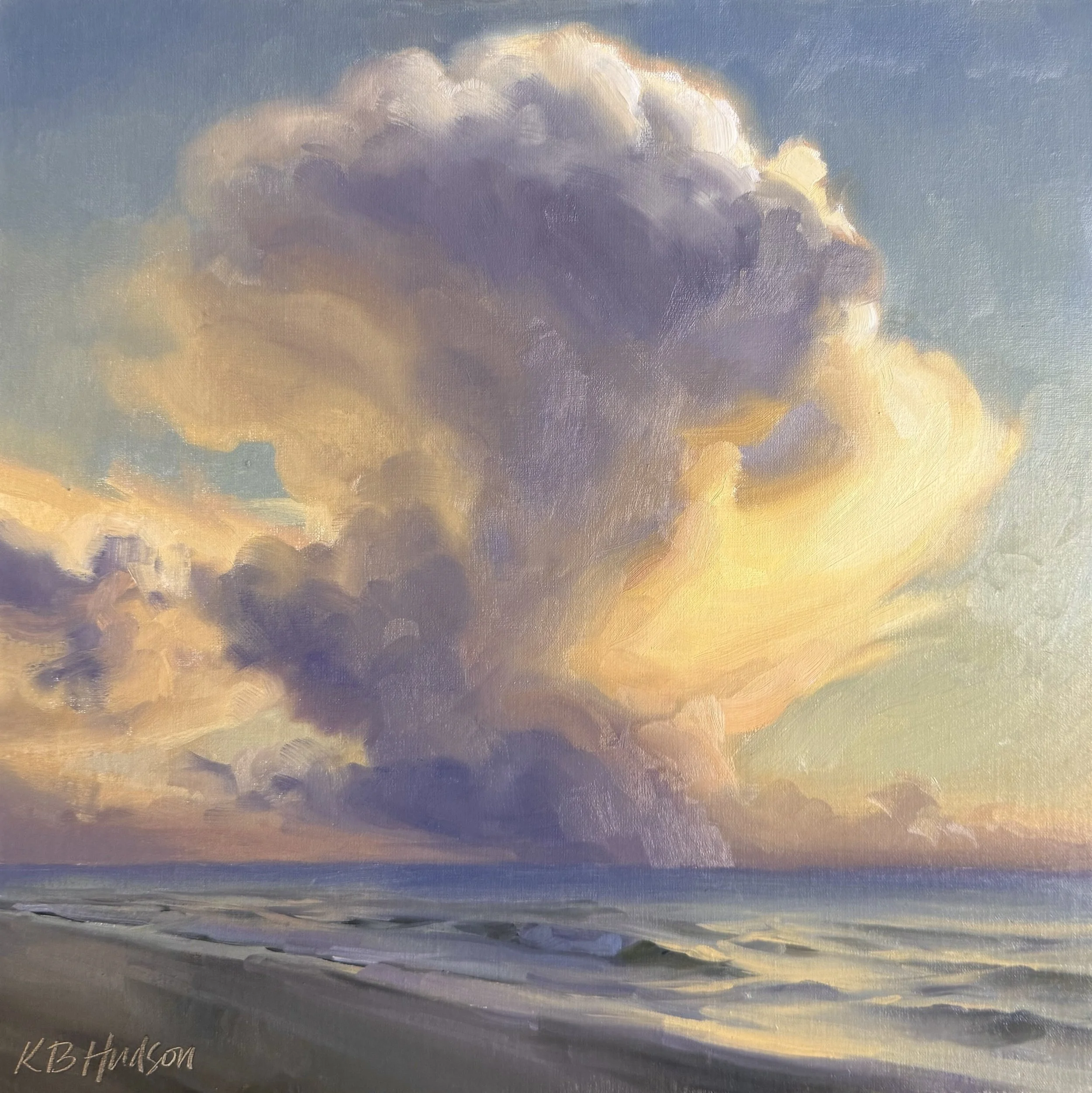Storm Offshore-- Kathleen Hudson -- 16x 16-- oil
