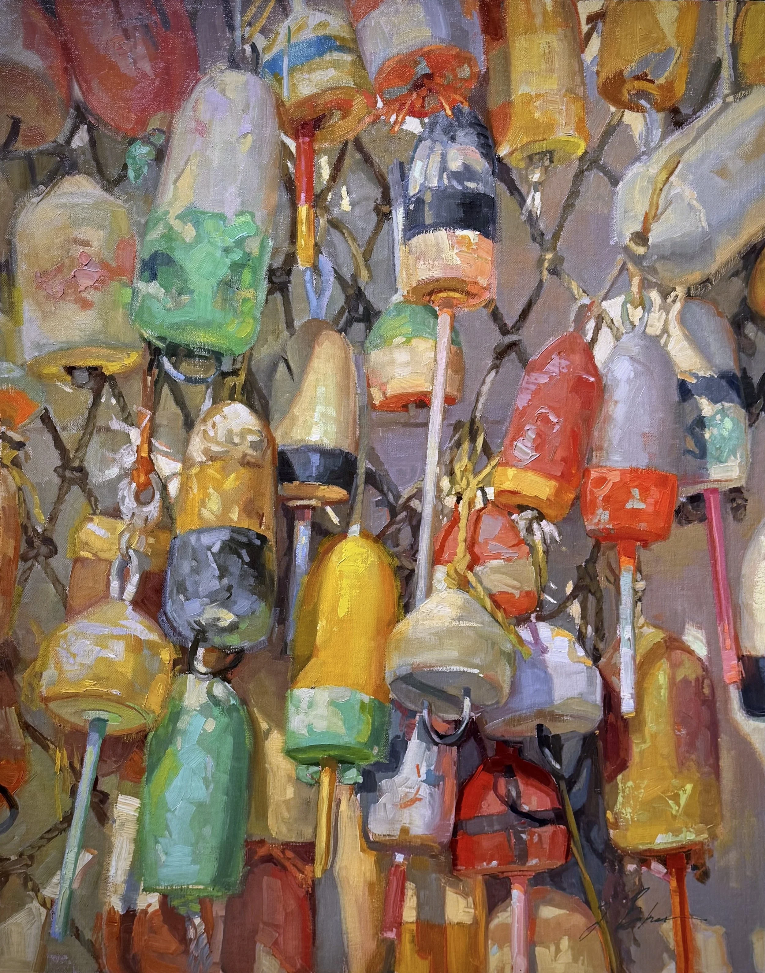 Water Colors -- Suzie Baker -- 30x24 -- oil