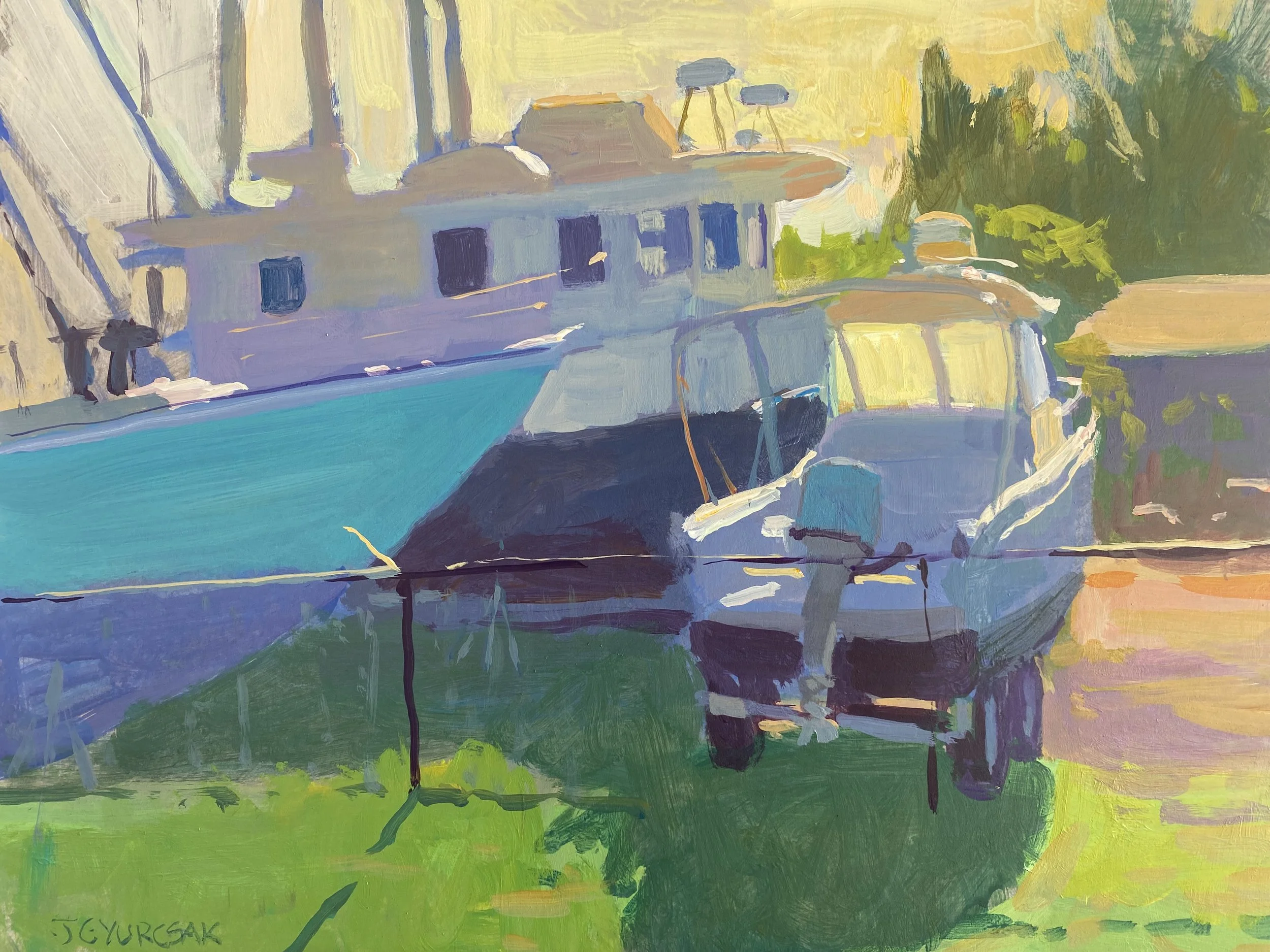 Buddy’s Boys-- Joe Gyurcsak -- 14x 18-- acrylic