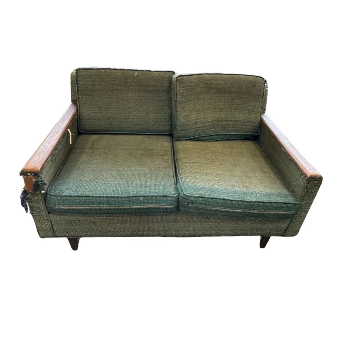 before photo of love seat