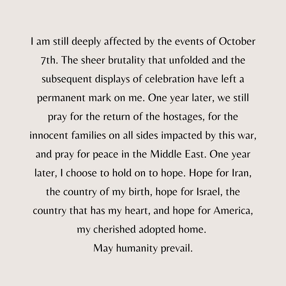 Never Forget. On October 7th, we remember. We pray. We hold on to hope.