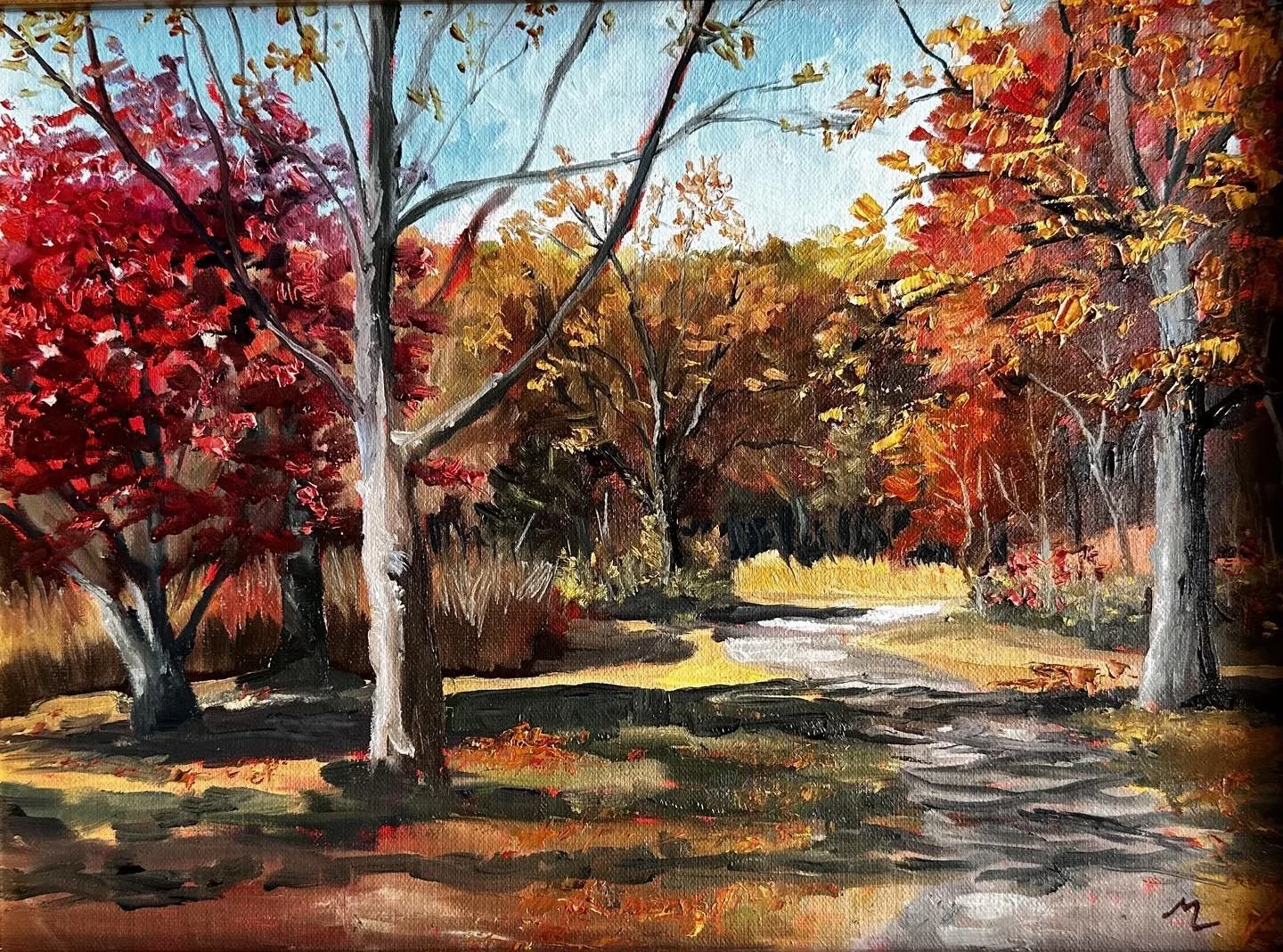 Atkins Arboretum plein air day