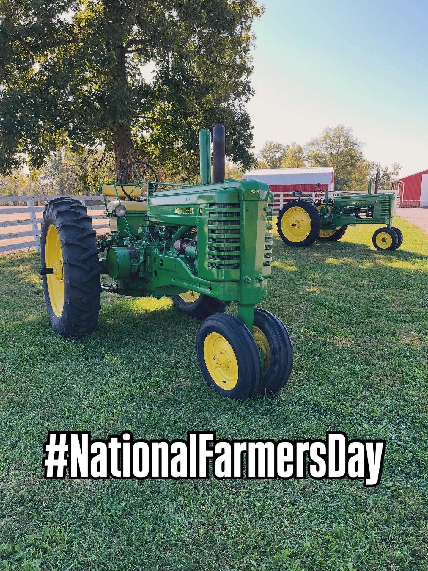 Happy #natinalfarmersday! 🧑&zwj;🌾 

We are grateful for this lifestyle and love to share it with you and your family! We hope you can make it out to the farm for our fall festival to experience the farm life for yourself!

Fall Festival at Goodman 