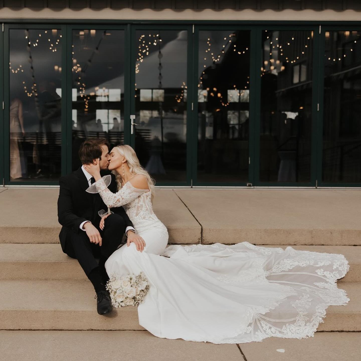 Ashley &amp; Alex&rsquo;s beautiful day is one we can&rsquo;t get over! 🤍

Click the link in bio for more of their perfect day! 

Dress: @martinalianabridal from Something Blue Bridal
Photographer: @carihughesphotography 
Videography: @chris.schacka