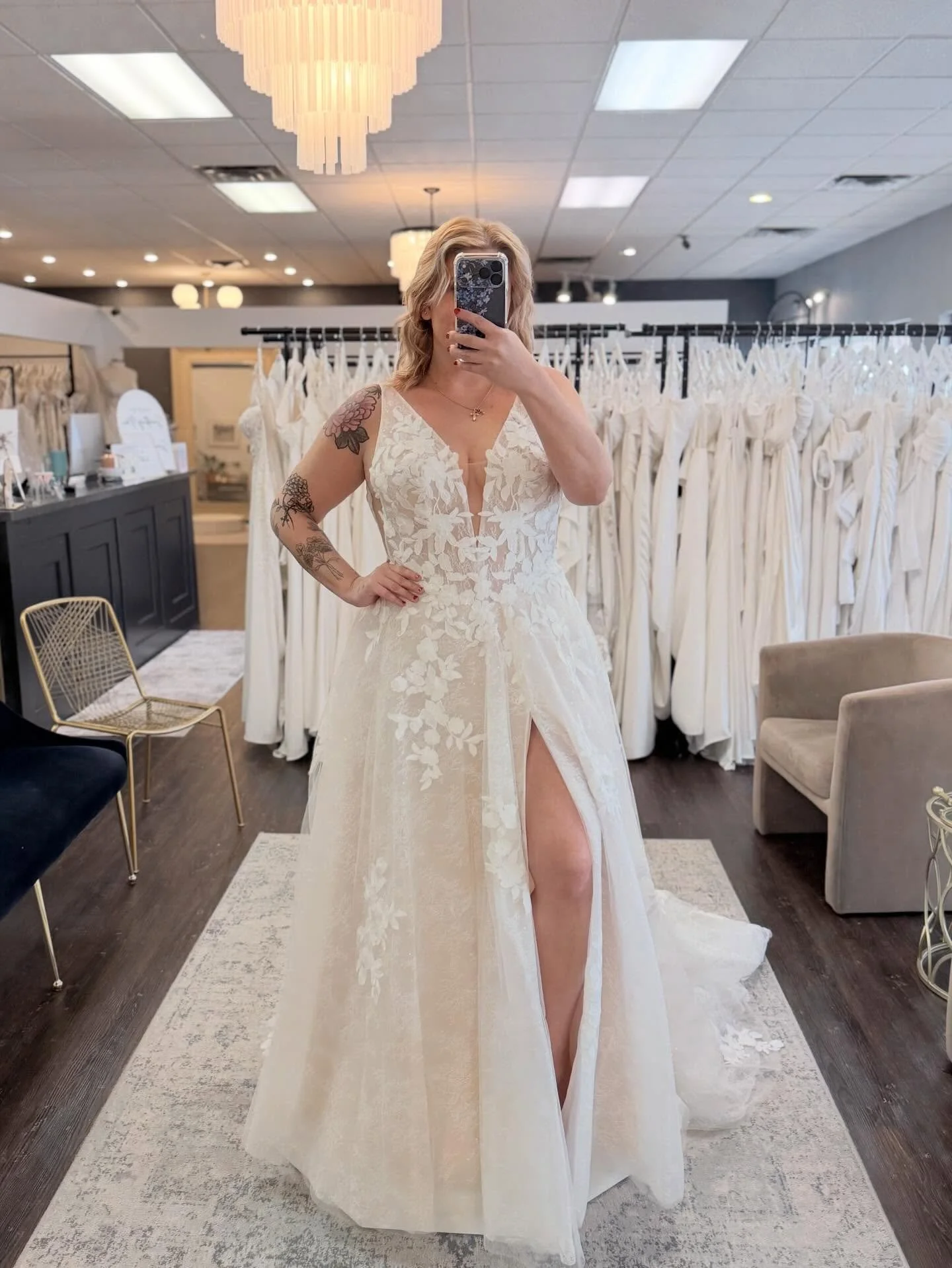 Sparkles: ✔️ Pearls: ✔️ Leg Slits: ✔️ 

The brand new collection from @madilanebridal has it ALL! Here are just a few of the newest Madi gowns to hit our racks!🤍

#somethingbluebridal #madilanebridal 

Wedding Dress &bull; Madi Lane Dresses &bull; D