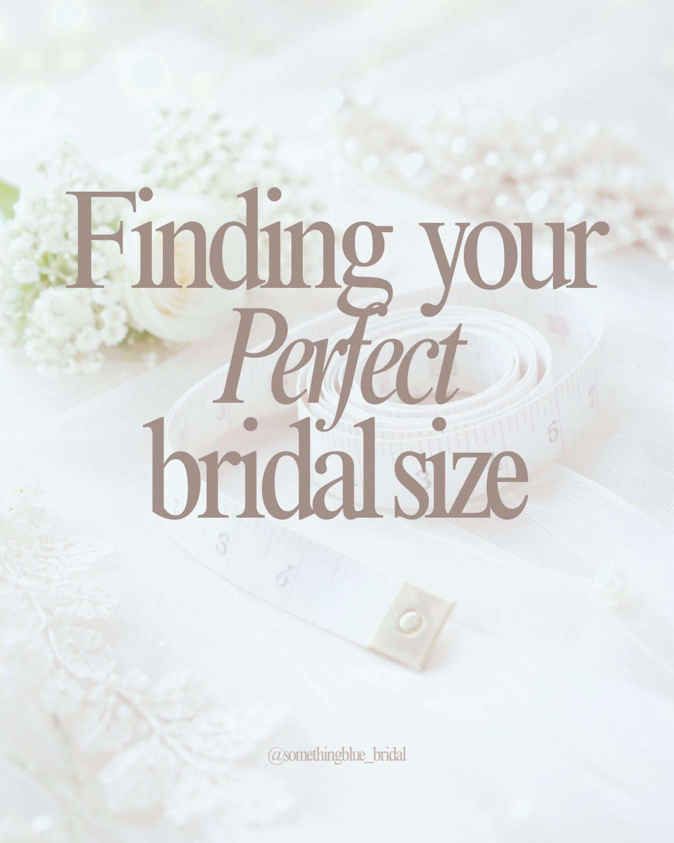 Bridal sizing often runs smaller than everyday clothing &mdash; so it&rsquo;s totally normal to order a couple sizes up!
Just remember, the number on the tag doesn&rsquo;t matter&hellip;how you feel in your dress does. 🤍✨

Check out our stories and 