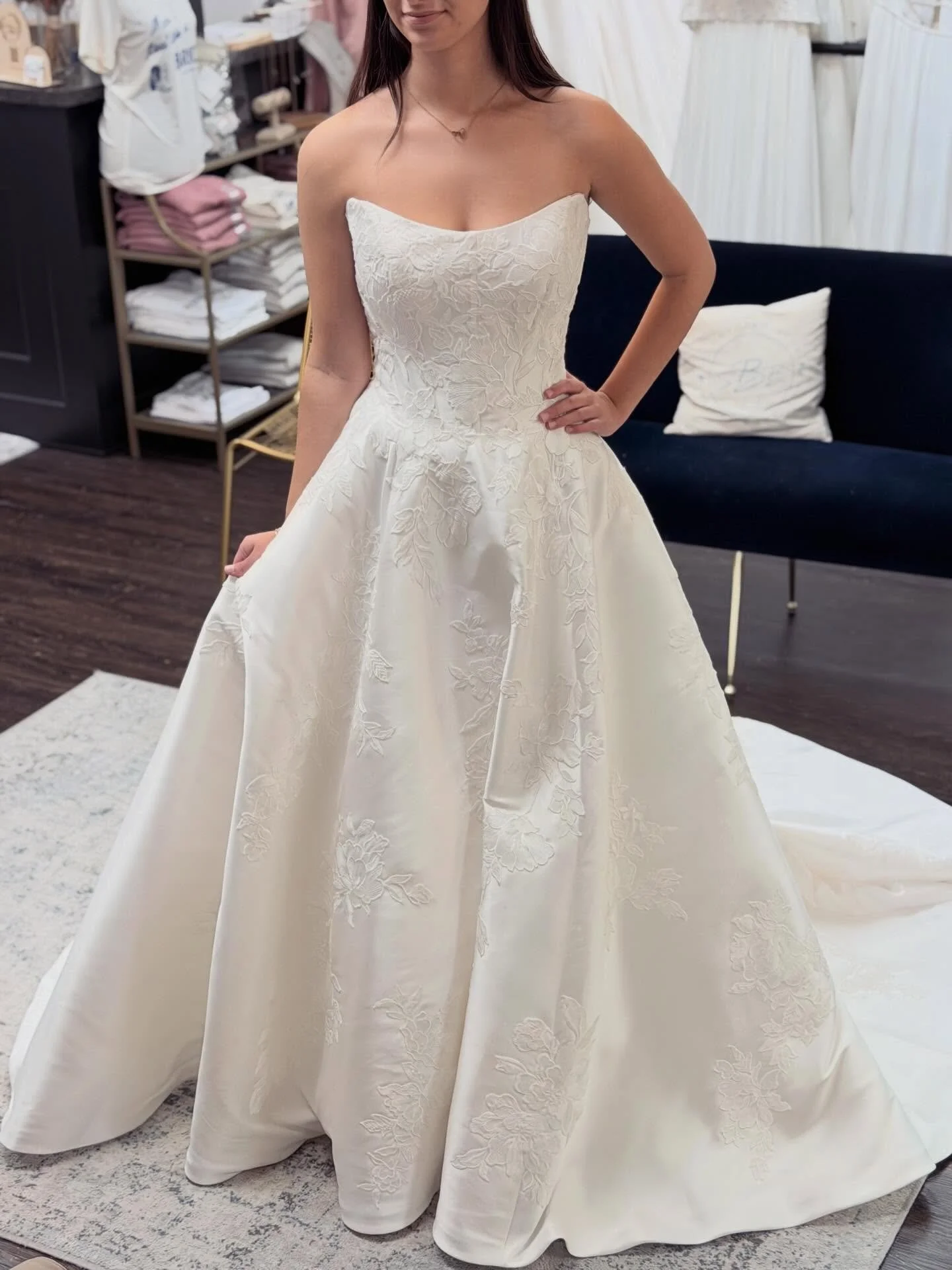 Getting married at @beauchateaubanquets or a similar venue and have NO CLUE what you&rsquo;re wearing?? Don&rsquo;t worry, girl! We picked out 3 beautiful gowns we think you&rsquo;d look SO gorgeous in! 🤍

#somethingbluebridal #somethingbluebride 

