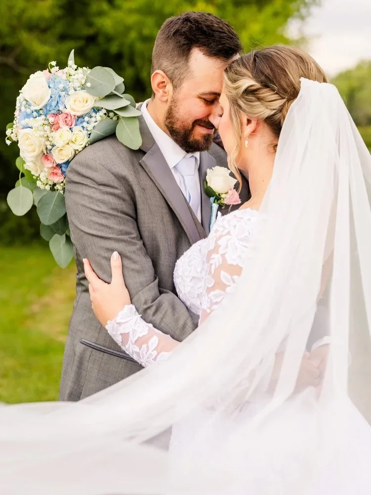 {Something Blue Bride of the Week} On the blog: Skyler + Riley&rsquo;s beautiful September wedding! 🍾

Dress: @missstellayork from Something Blue Bridal 
Photography: @jordannicholephotos 
Venue: Will County Atrium
Floral: Sam&rsquo;s Club/Close Fam