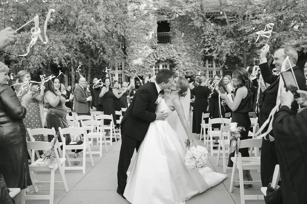 On the blog: Taylor &amp; Tommy&rsquo;s gorgeous country club affair! 🥂

Dress: Emilia Leray Private Collection from Something Blue Bridal
Photography: @MeganMageePhotography 
Venue: @ravisloeweddings 
Floral: @catherinesgardens
Bakery: @orlandparkb