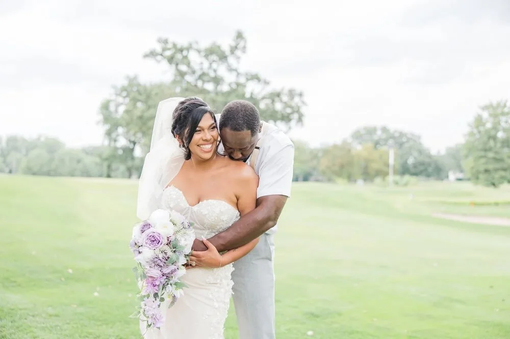 These cuties got married and we&rsquo;re so lucky we get to show off their big day! Check out Giselle + Jason&rsquo;s beautiful wedding on the blog! 🤍

Dress: @allurebridals from Something Blue Bridal
Veil: @belairebridal from SBB
Photography: @alys