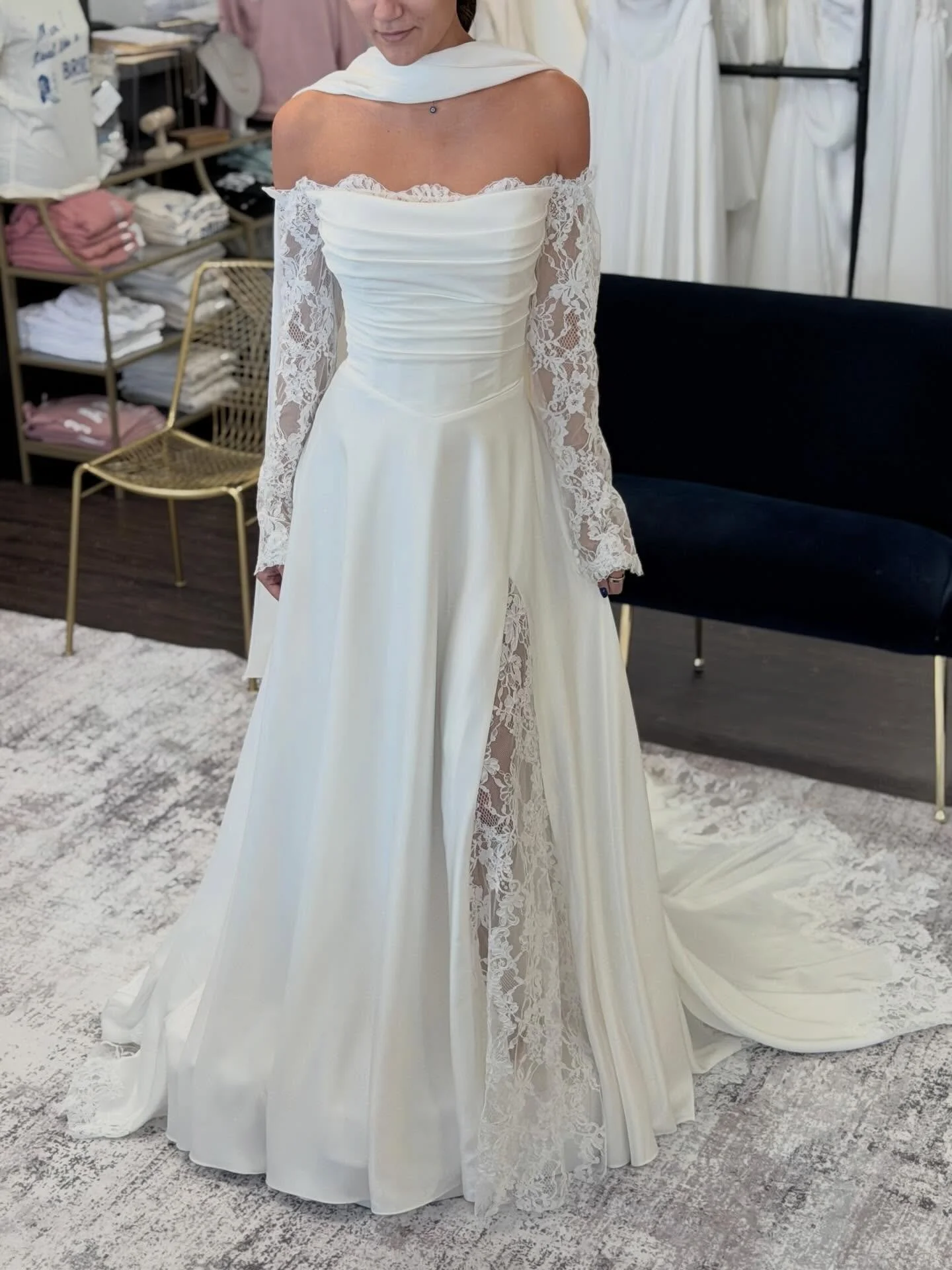 Getting married in a church during the fall? Not sure where to start when it comes to wedding dress shopping? No worries, girl! Here are a few of our fave options for a fall church ceremony! 🤍✨

#somethingbluebridal 

wedding dress shopping &bull; f