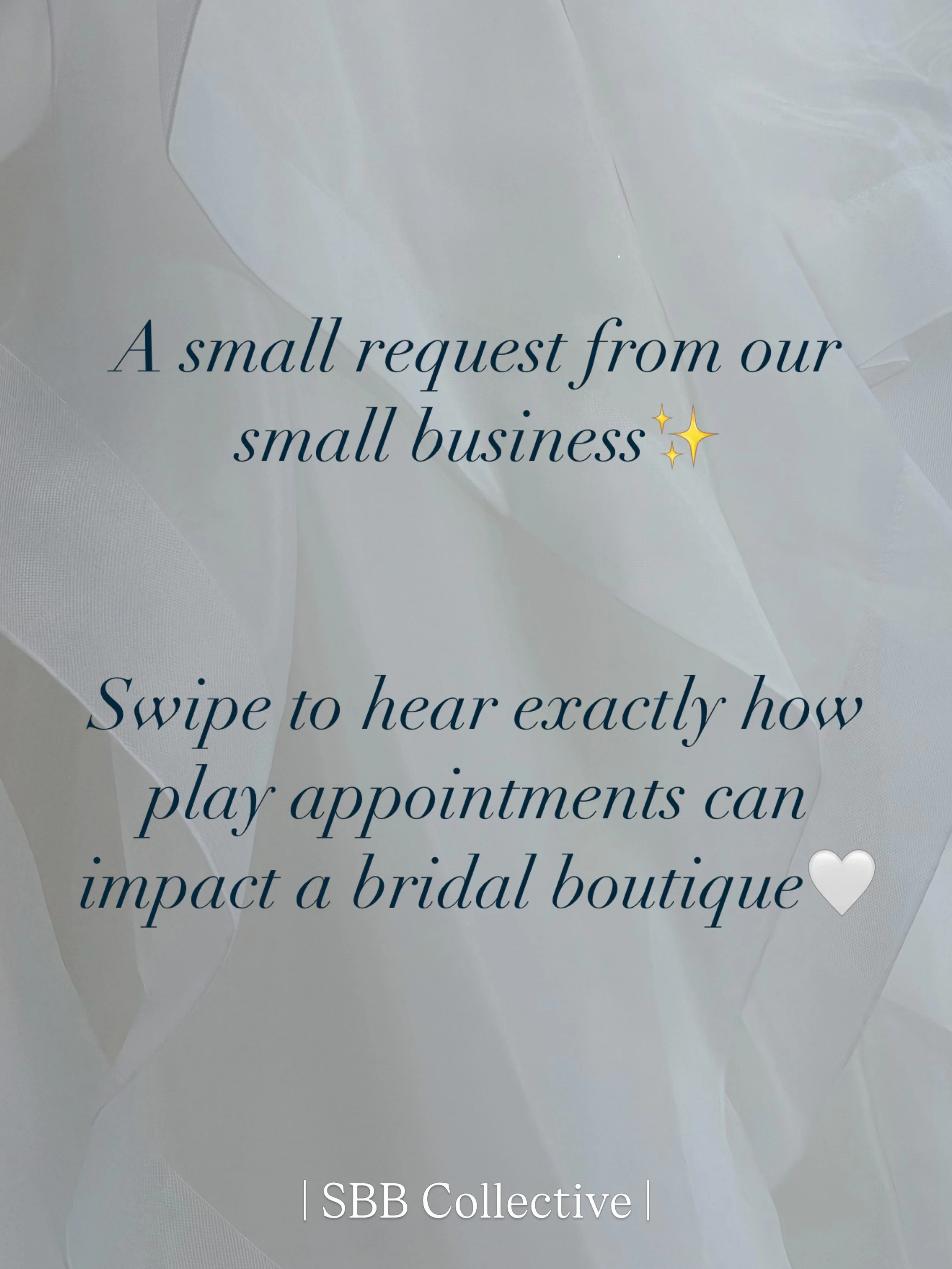 The time has finally come where we need to address a growing problem impacting small business bridal boutiques across the country: the play appointment. 🫣😅

#somethingbluebridal #theonebysomethingblue #curvebysomethingblue 

wedding dress shopping 