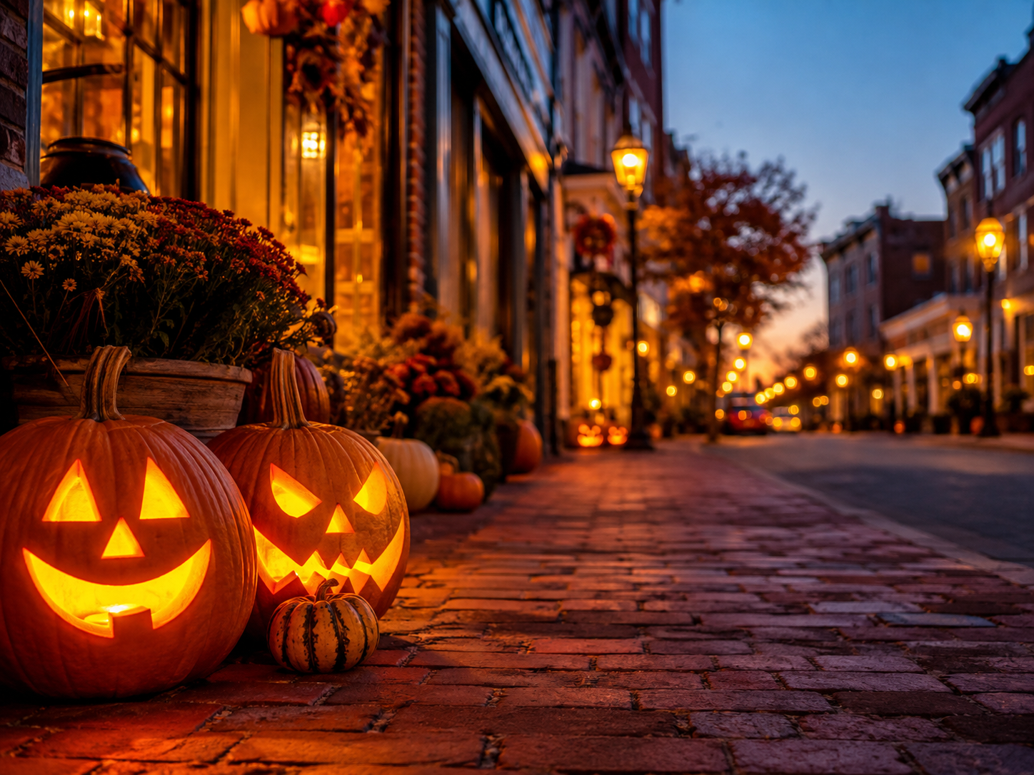 Pumpkin Glow in Historic St. Charles