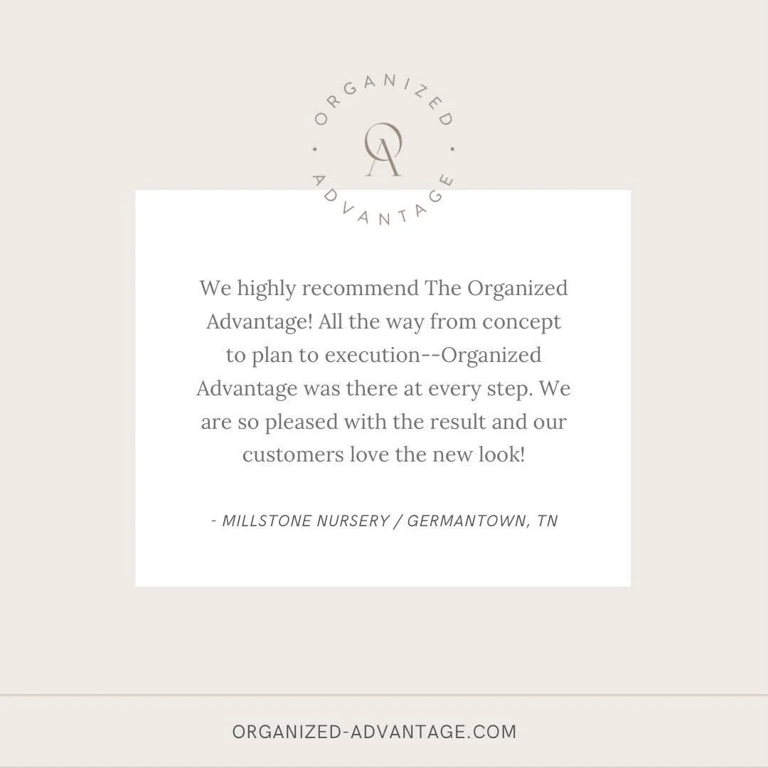 Proof that organizing changes more than just spaces 🤍✨