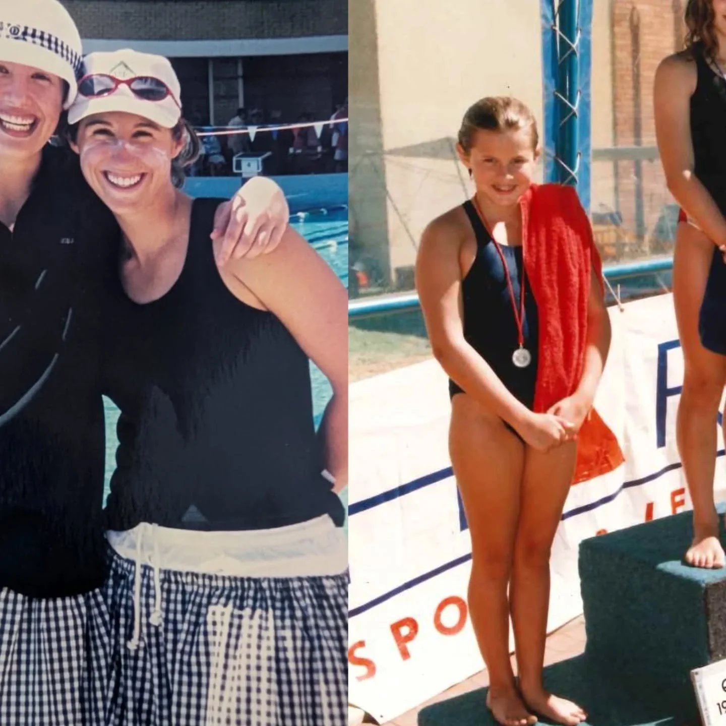 One of us is Olympic, the other is more at the level of a themed inter-house swimming carnival. SAME SAME. Anyway, the moral of this story is that while we have VERY different swimming backgrounds, we love nothing more than a social swim on a Friday.