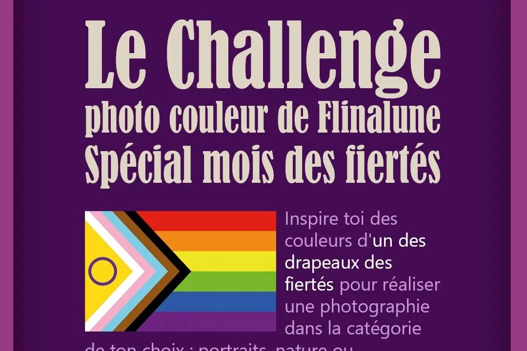 Le Challenge photo couleur de Flianlune - Spécial mois des fiertés