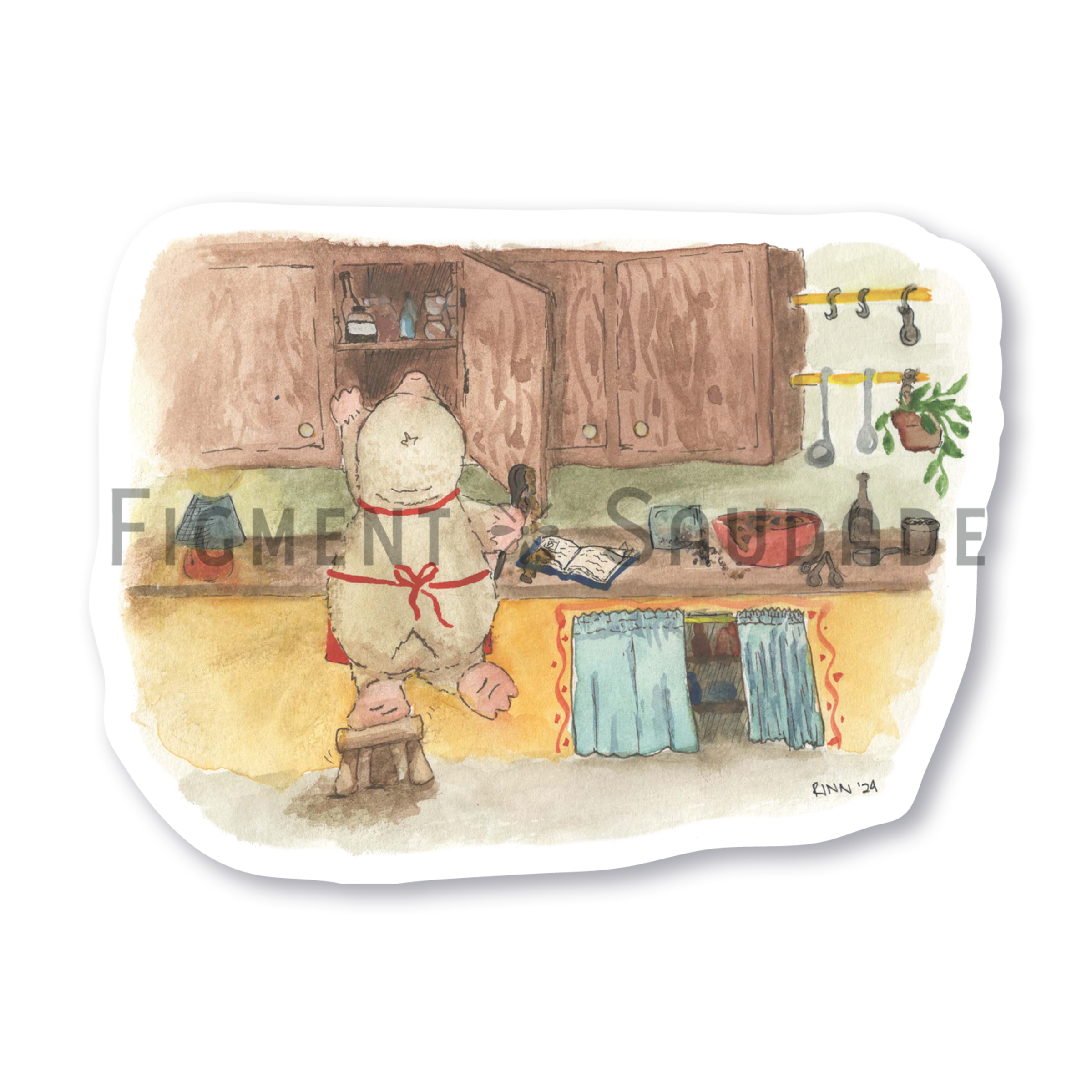 Vinyl Sticker - Mr. Mole Baking