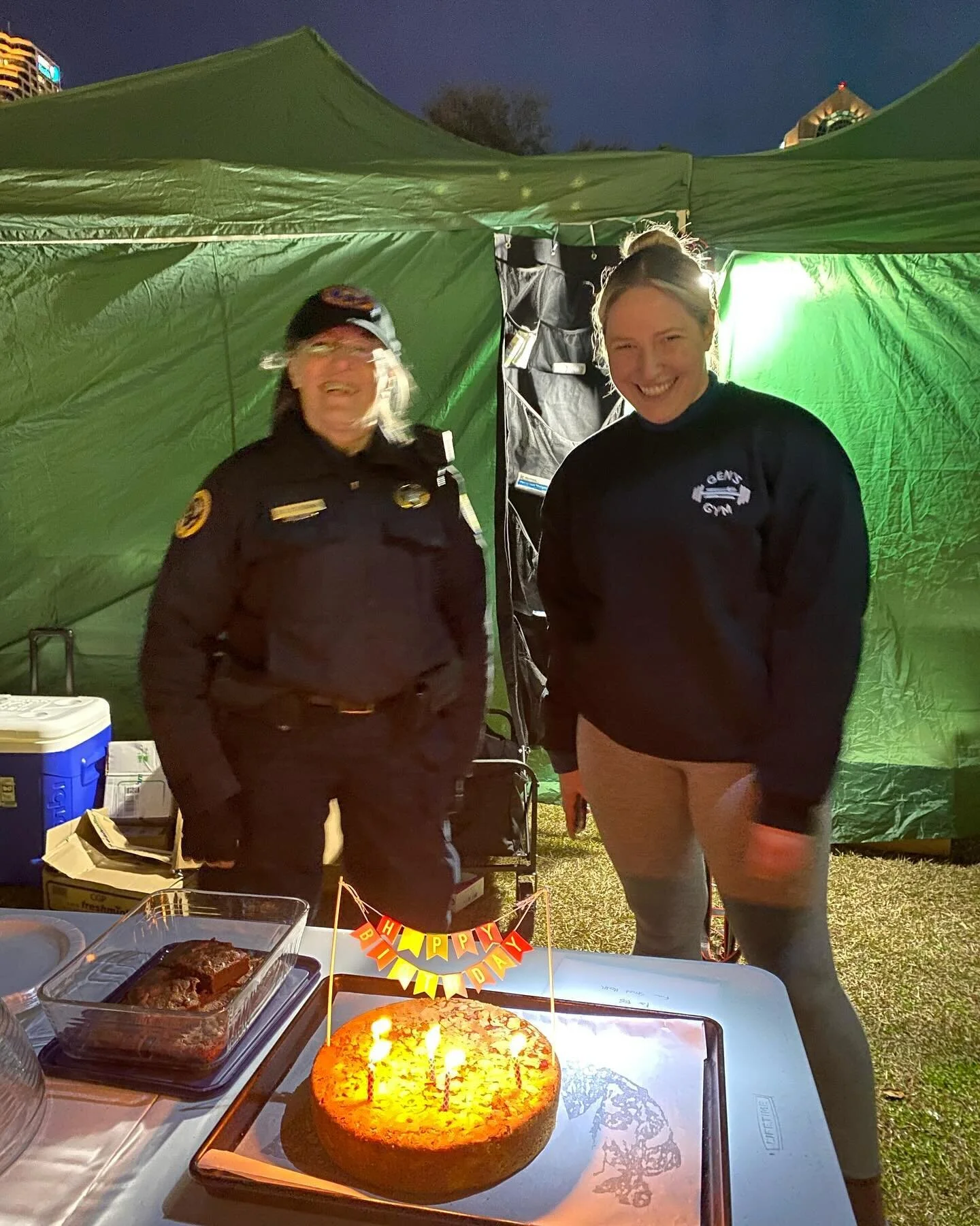 We kicked off 2024 with a very special clinic day!
Not only did we have a really busy clinic but we also got to celebrate two of our special members of our team: BB and Jess! 
Lauren, our community liaison baked a very yummy almond cake (BB&rsquo;s f