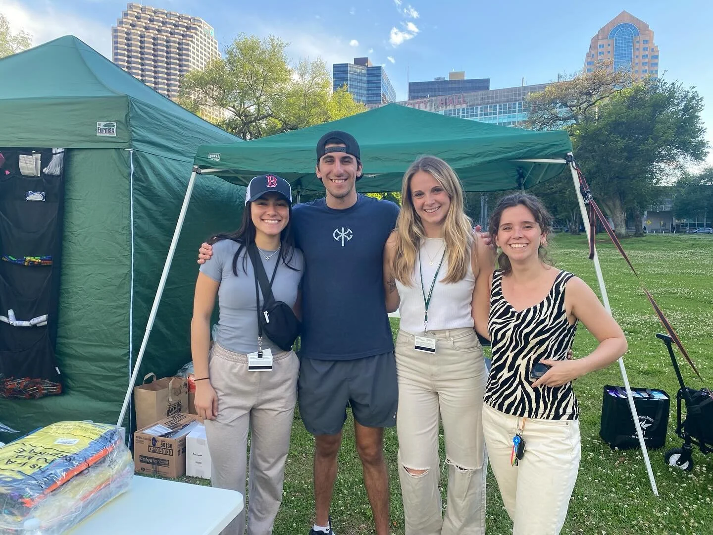 Hi from your leaders at Tulane Street Health Response! Great weather + great people = another great clinic for the books ☀️ See y&rsquo;all back on April 10th! ⛺️