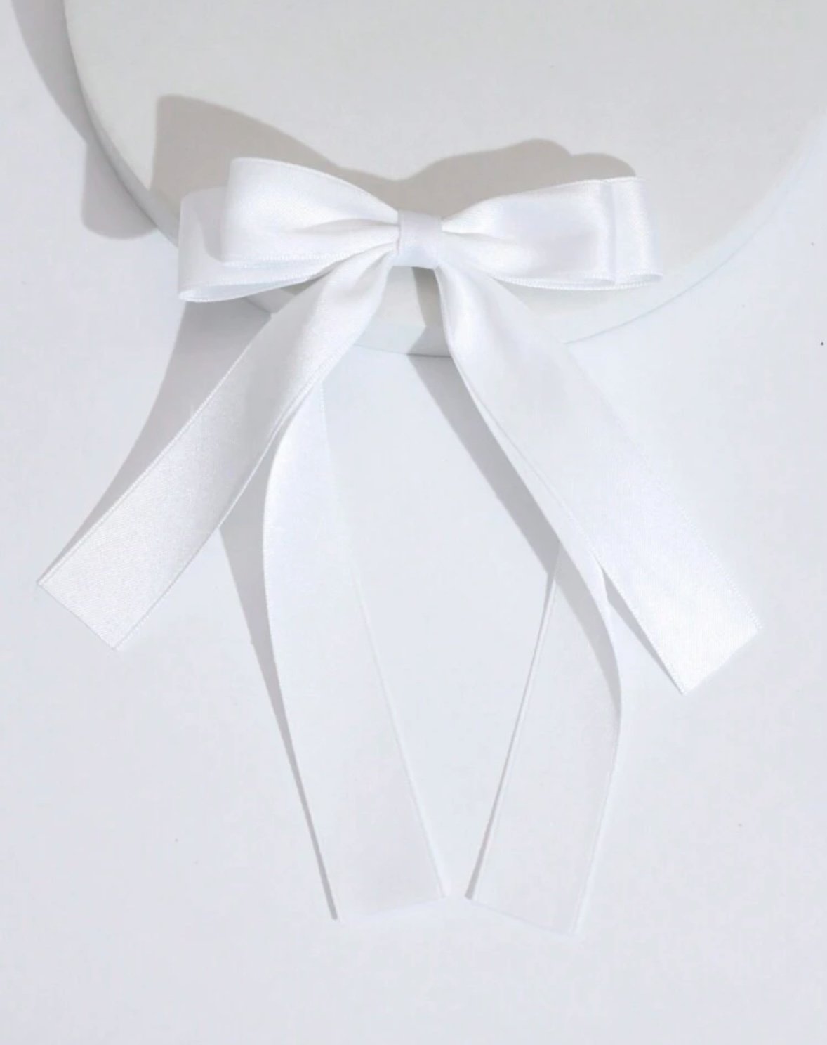 Adorable Dressy Hair Bow in White