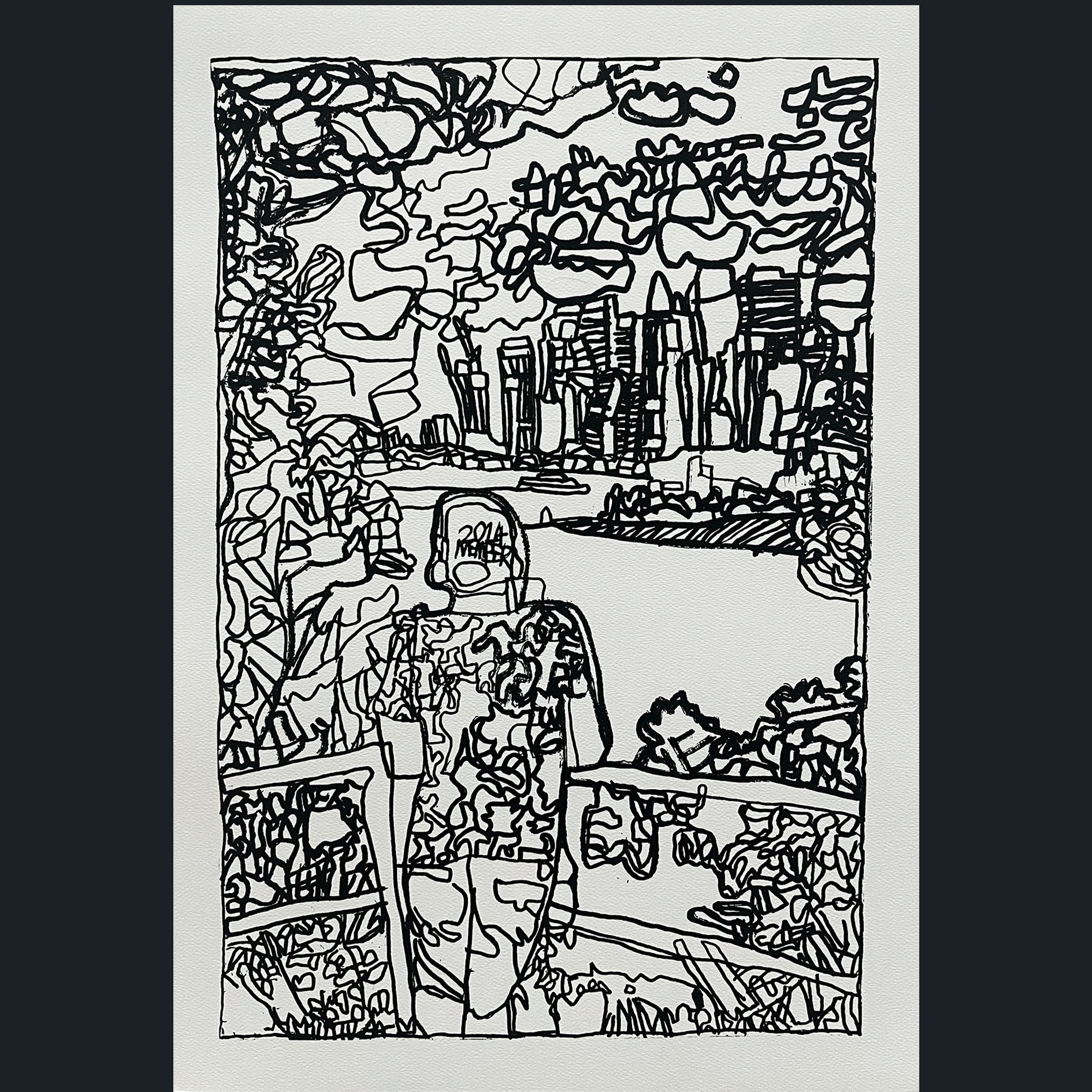 (Print) Oli at Coal Loader Walk, 2020