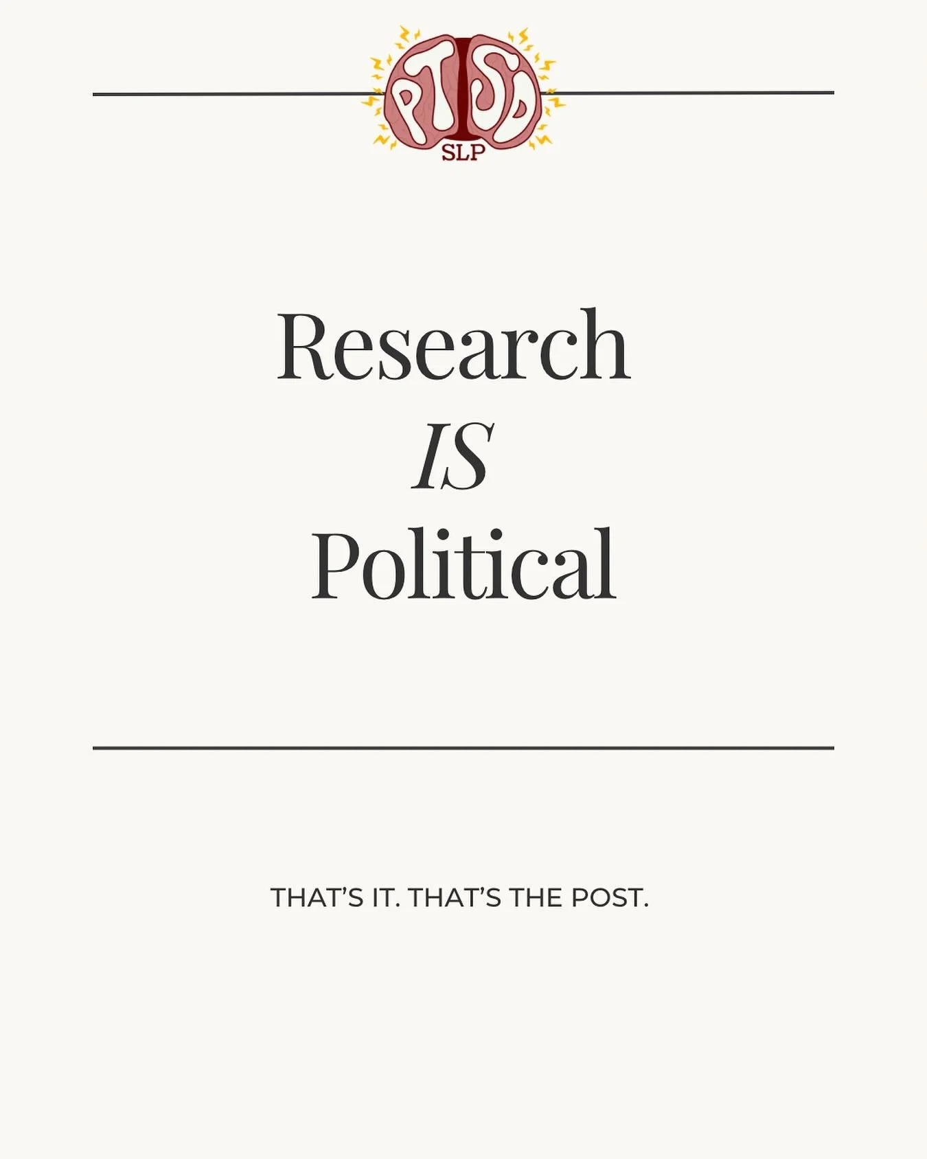 Drama in the SLP field ‼️🚨

#ebp #peerreview