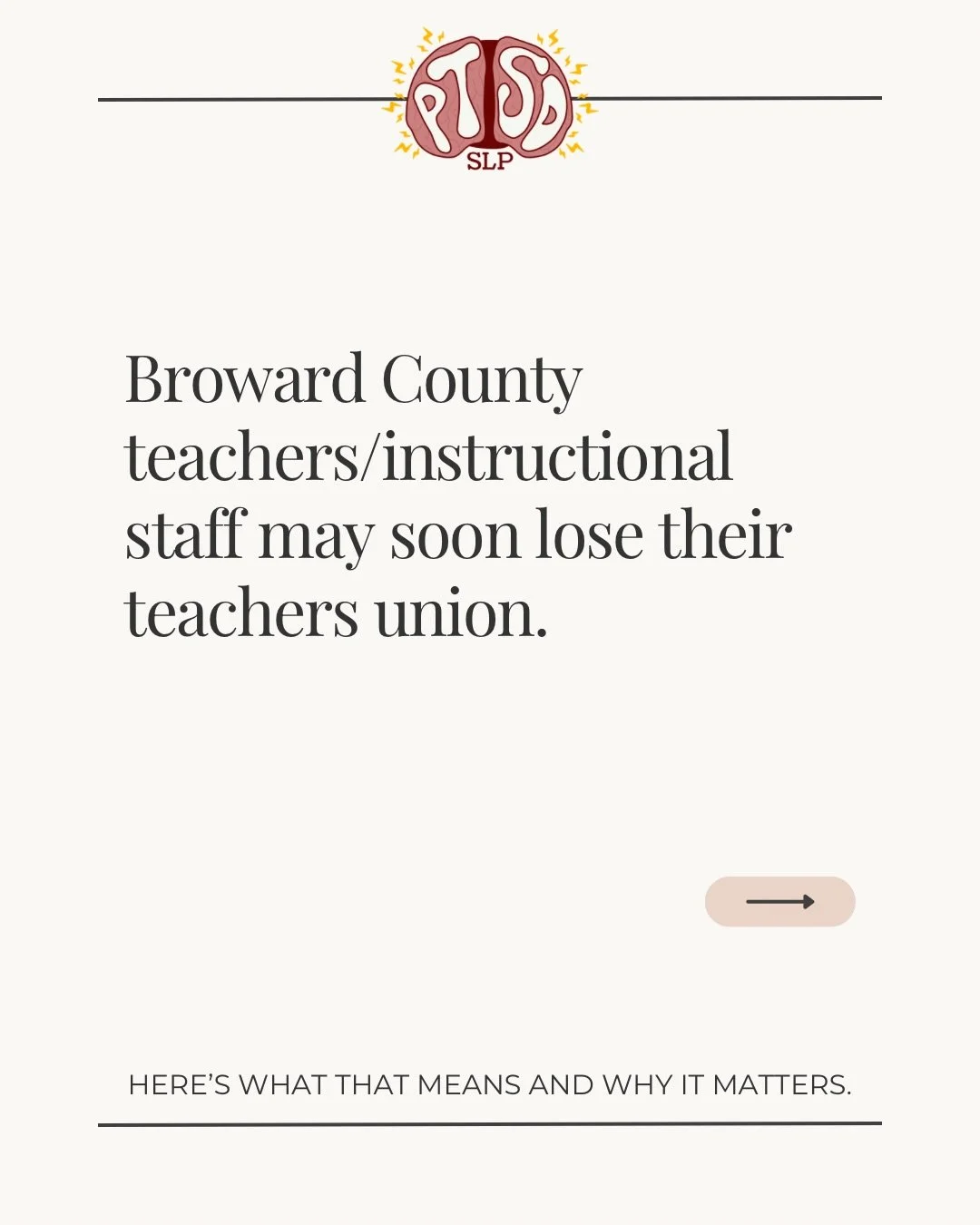When Marjory Stoneman Douglas experienced tragedy, our teachers union:
&bull; Advocated for us behind the scenes
&bull; Pushed for mental health support
&bull; Helped us navigate returning to work
&bull; Gave educators a voice in safety decisions

Ev