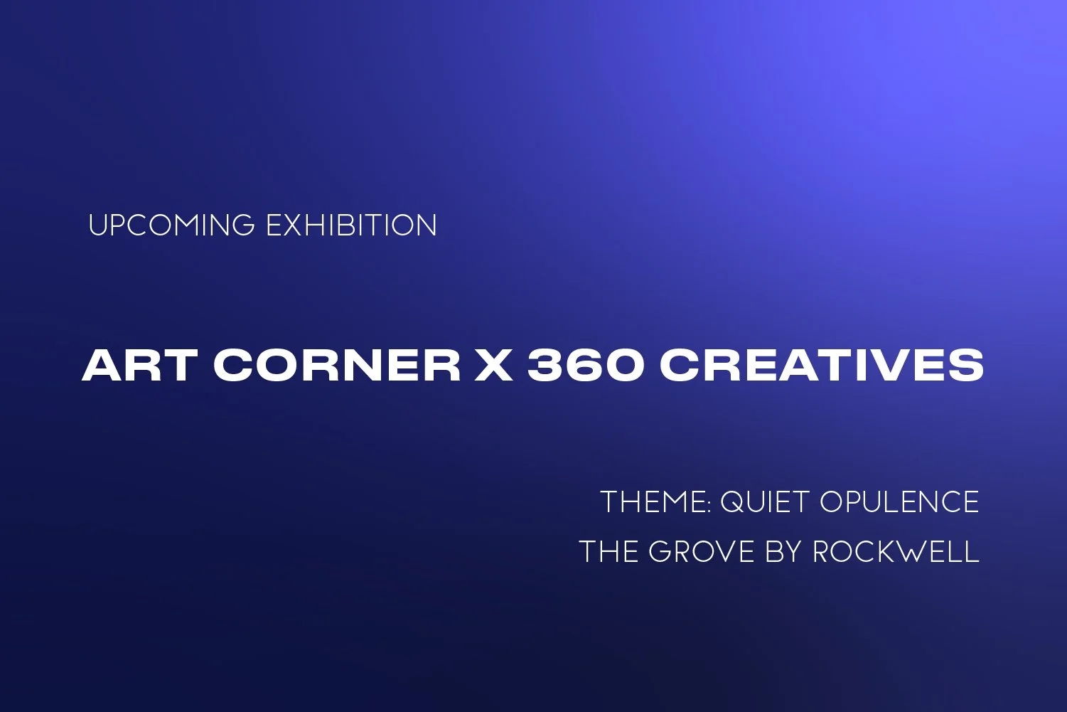 GROUP SHOW: QUIET OPULENCE '26