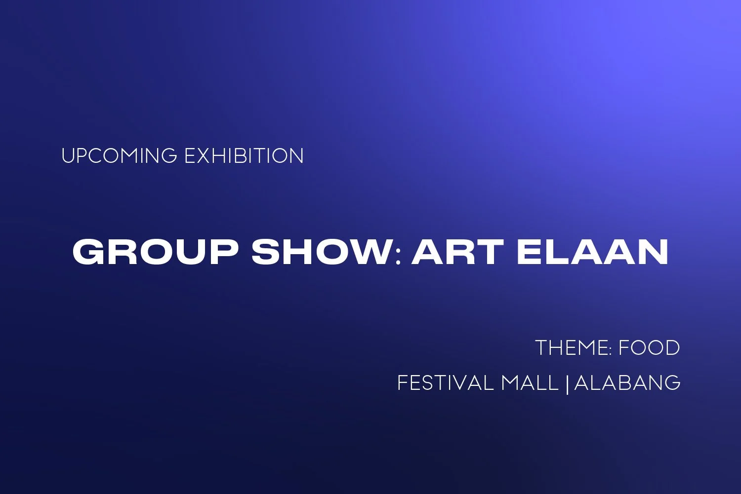 GROUP SHOW: MORSELS & MOMENTS '26