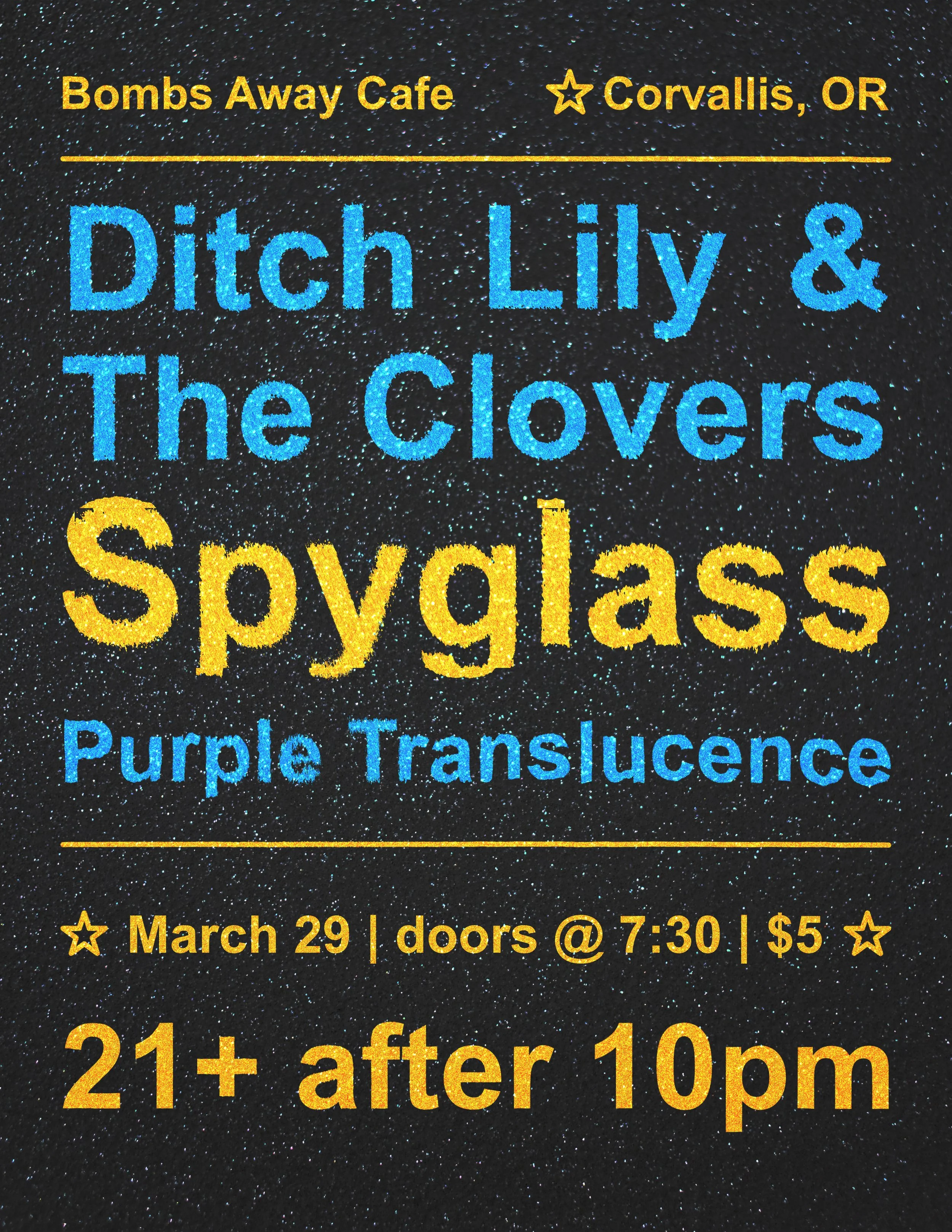 A poster for a show created in Affinity Photo