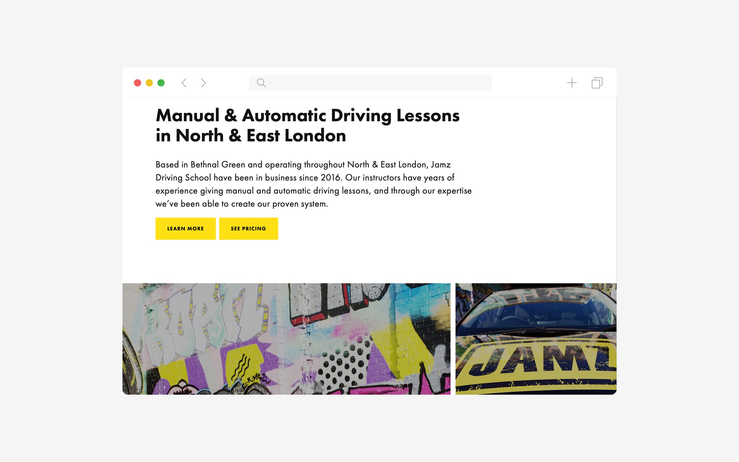 Squarespace Web Designer — Jamz Driving School 1.jpg