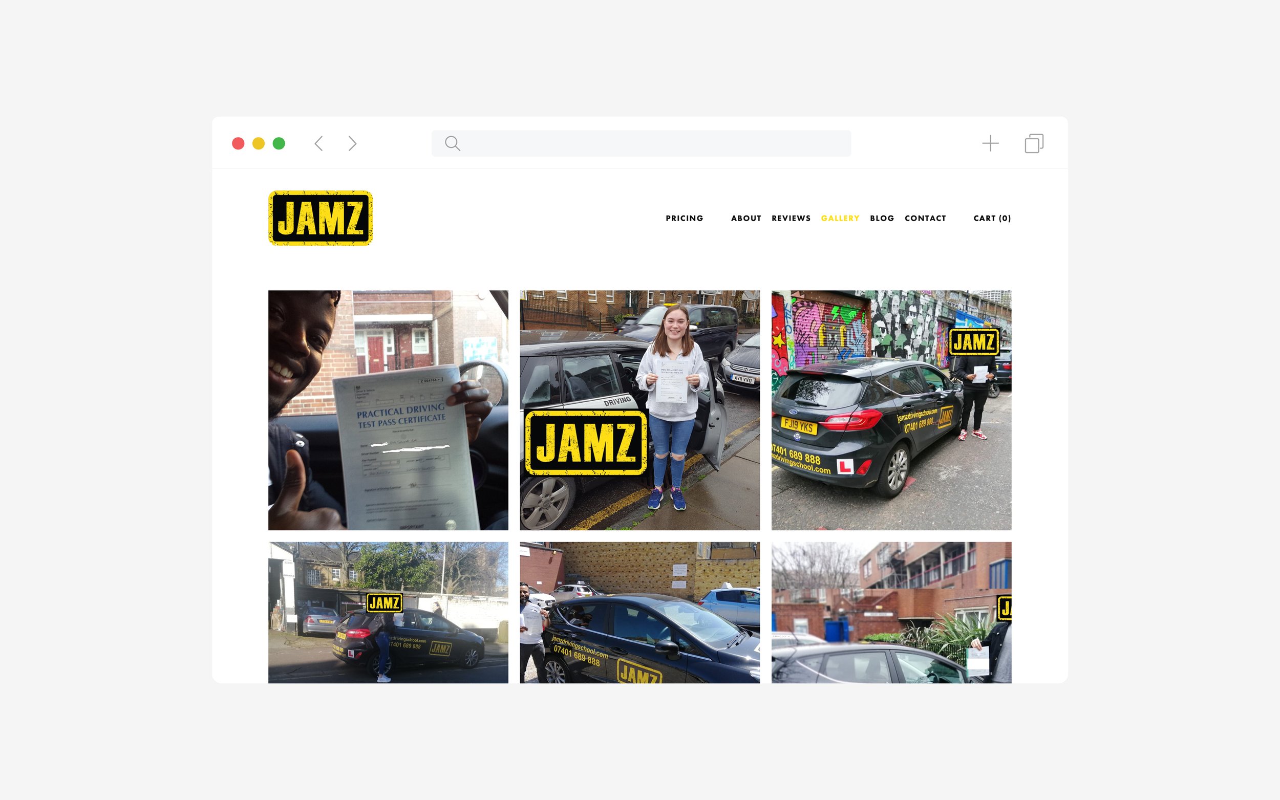 Squarespace Web Designer — Jamz Driving School 9.jpg