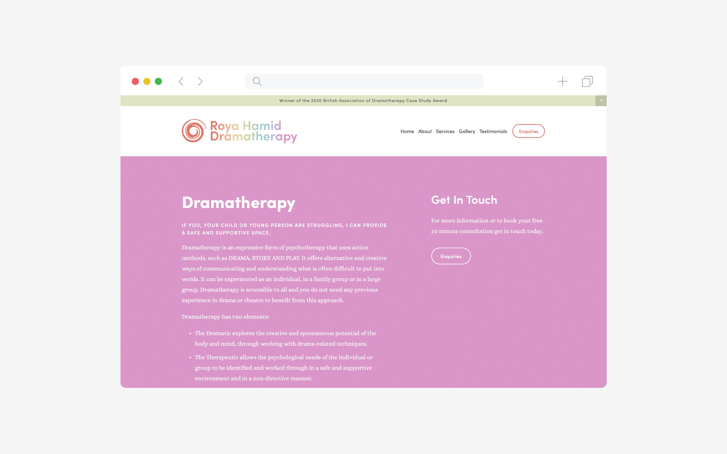 Squarespace Web Designer — Roya Hamid Dramatherapy 8.jpg